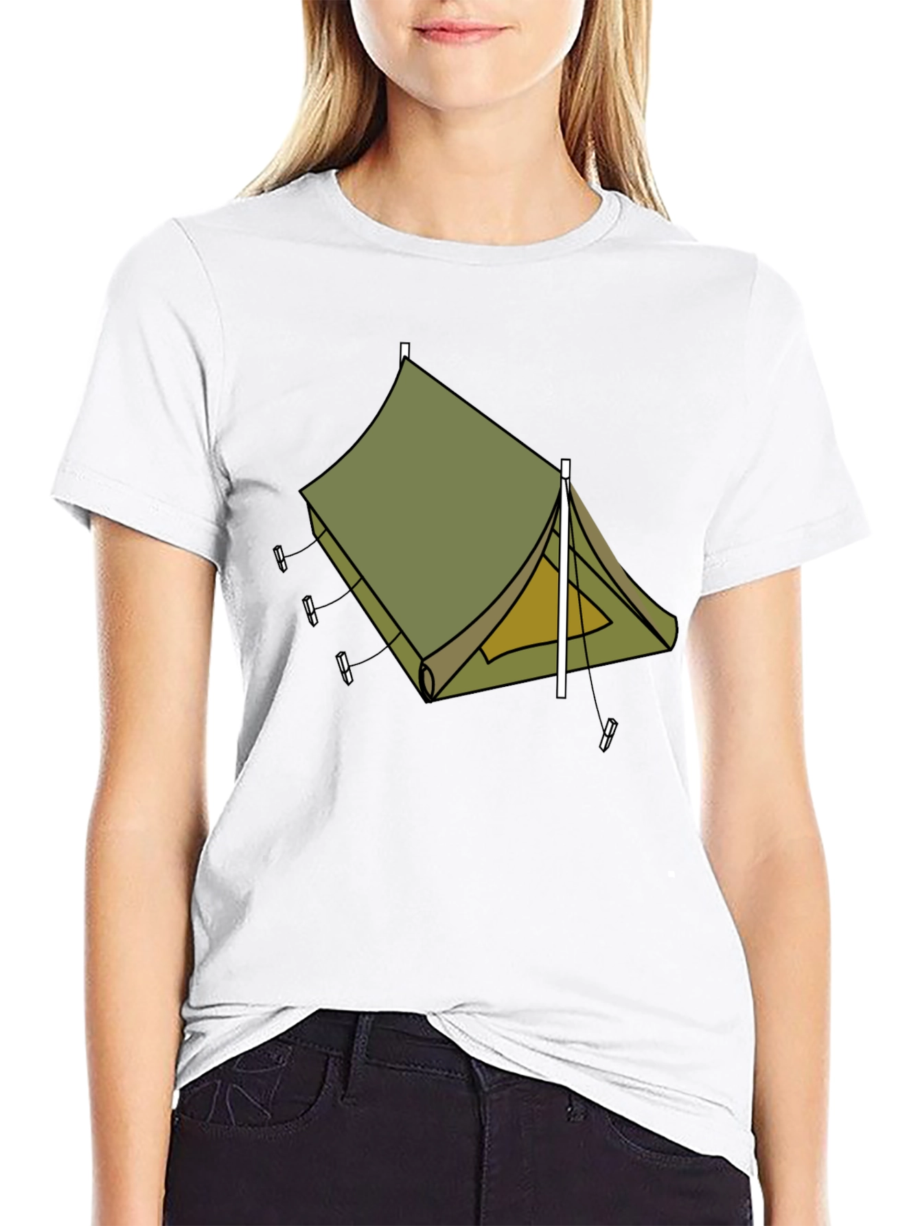 Camping Tent Graphic Tee - Adventure Ready Style