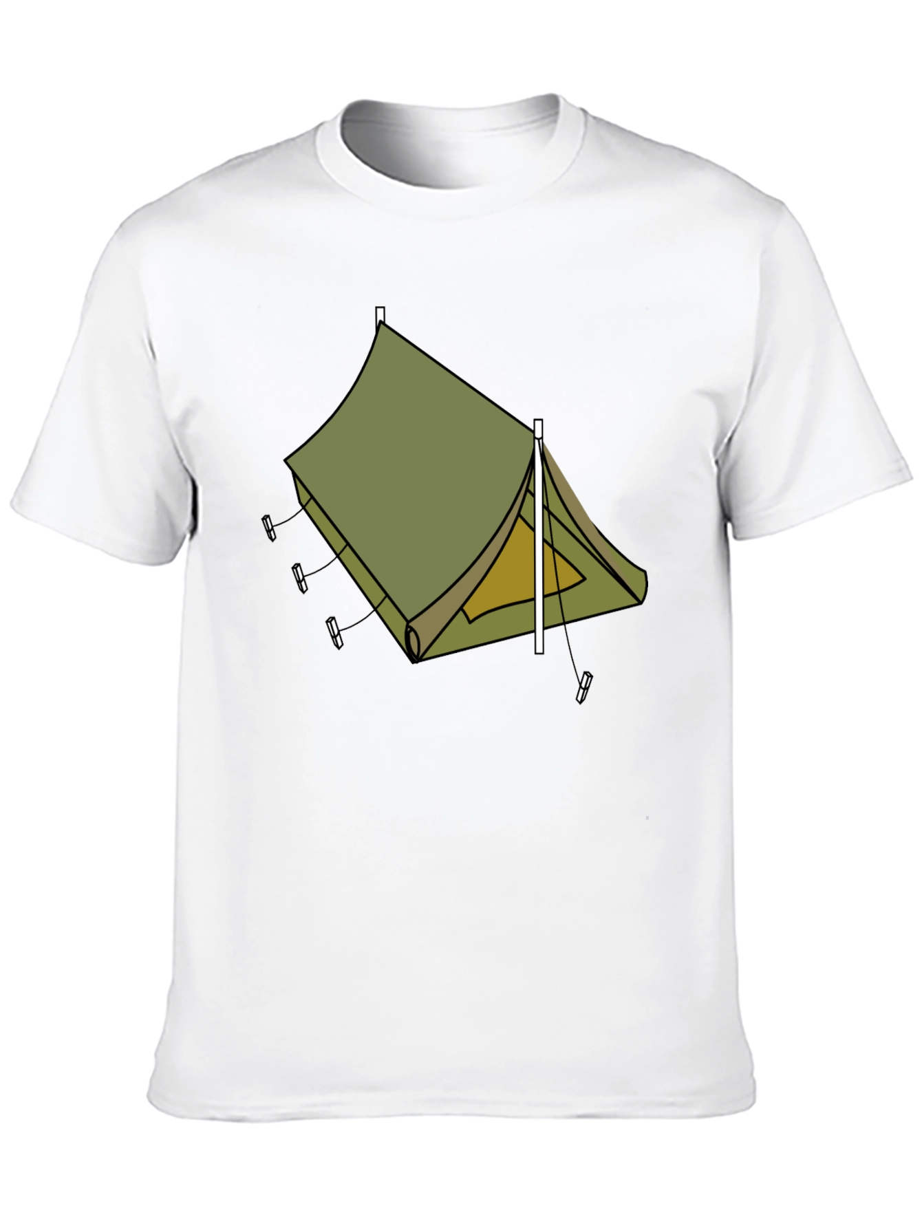 Camping Tent Graphic Tee - Adventure Ready Style