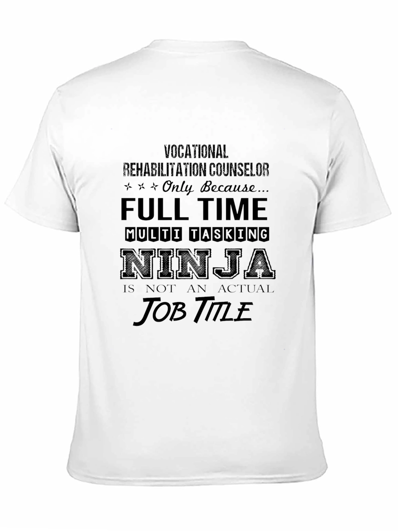 Vocational Counselor Ninja T-Shirt