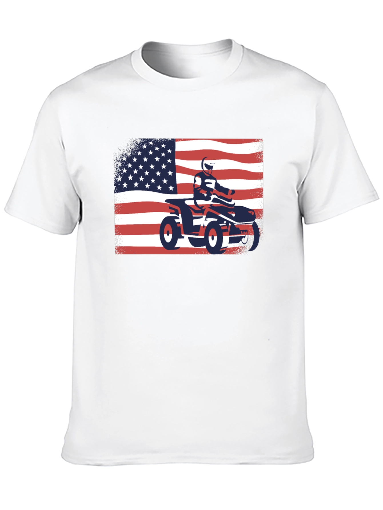 American Flag ATV Rider T-Shirt