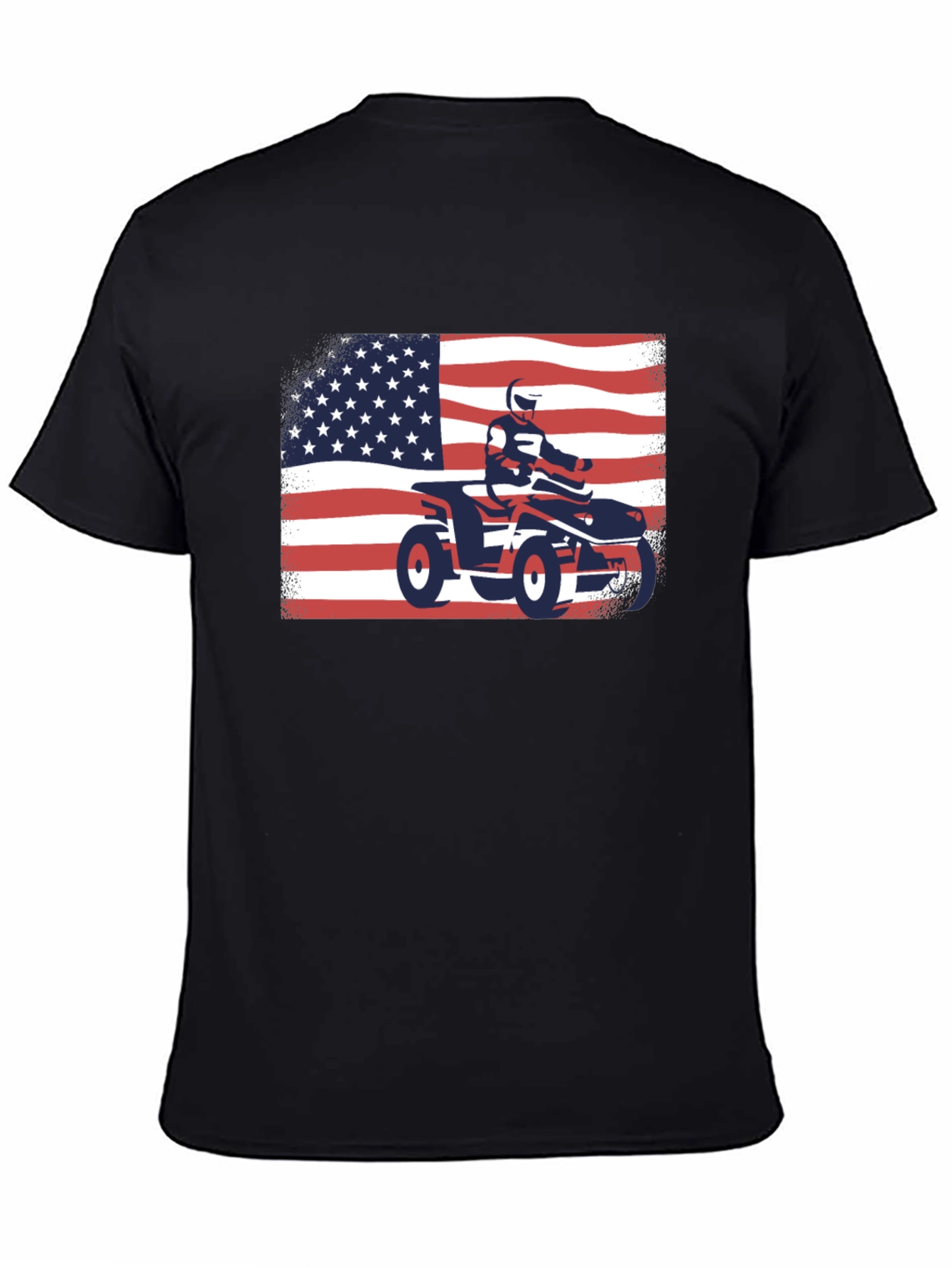 American Flag ATV Rider T-Shirt