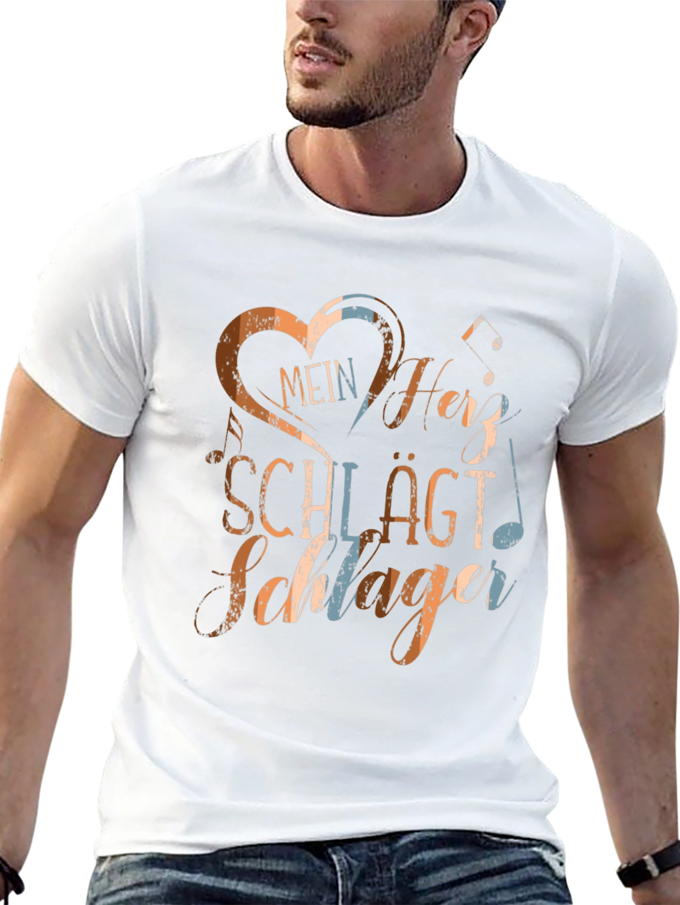 Mein Herz Schlägt Schlager T-Shirt