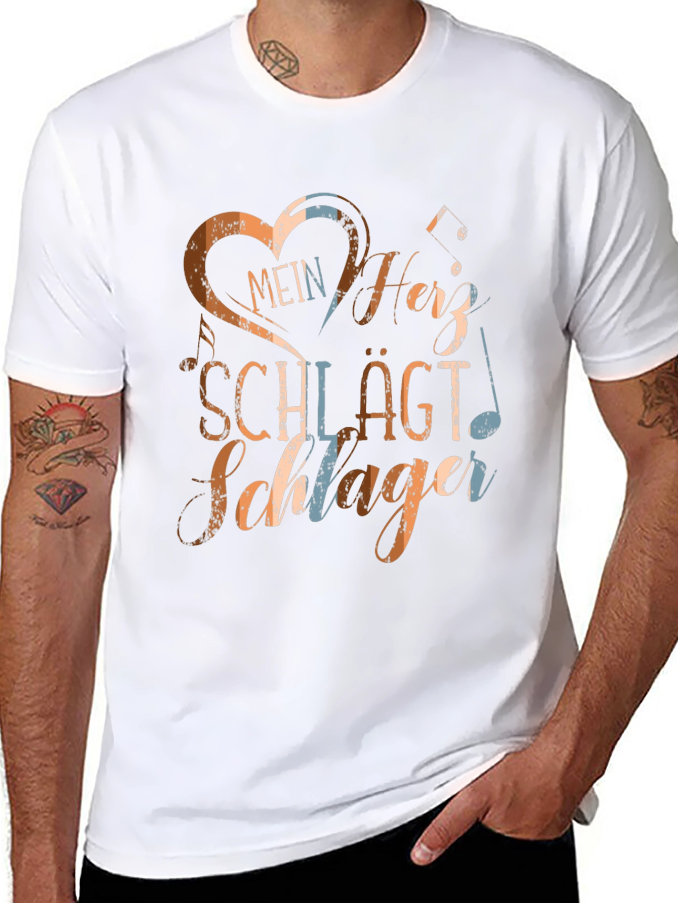 Mein Herz Schlägt Schlager T-Shirt
