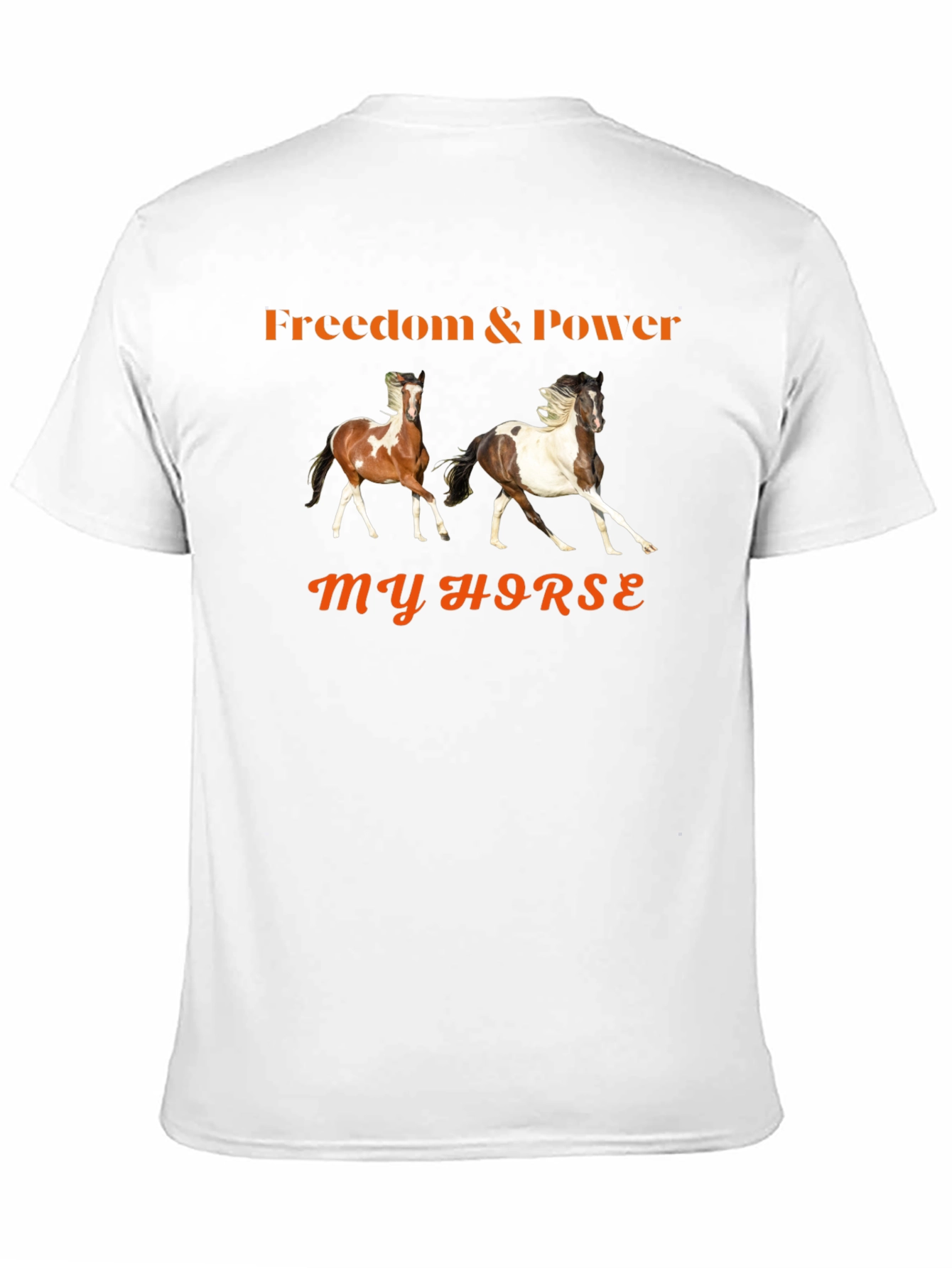Freedom & Power Horse Graphic T-Shirt