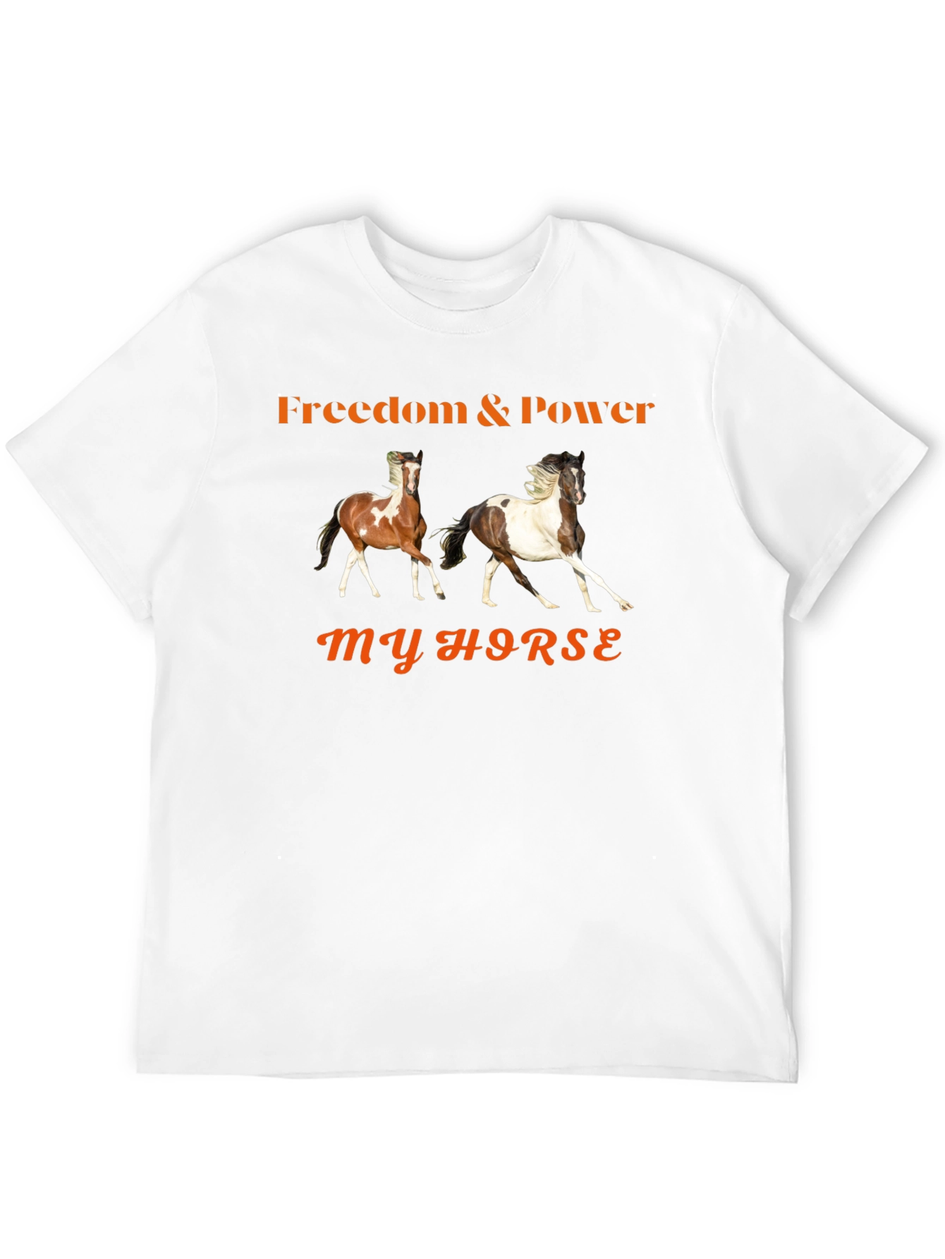 Freedom & Power Horse Graphic T-Shirt