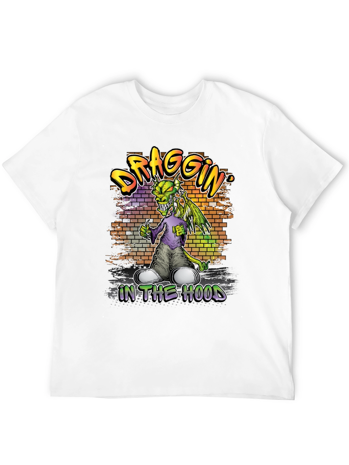 Draggin In The Hood Graphic T-Shirt