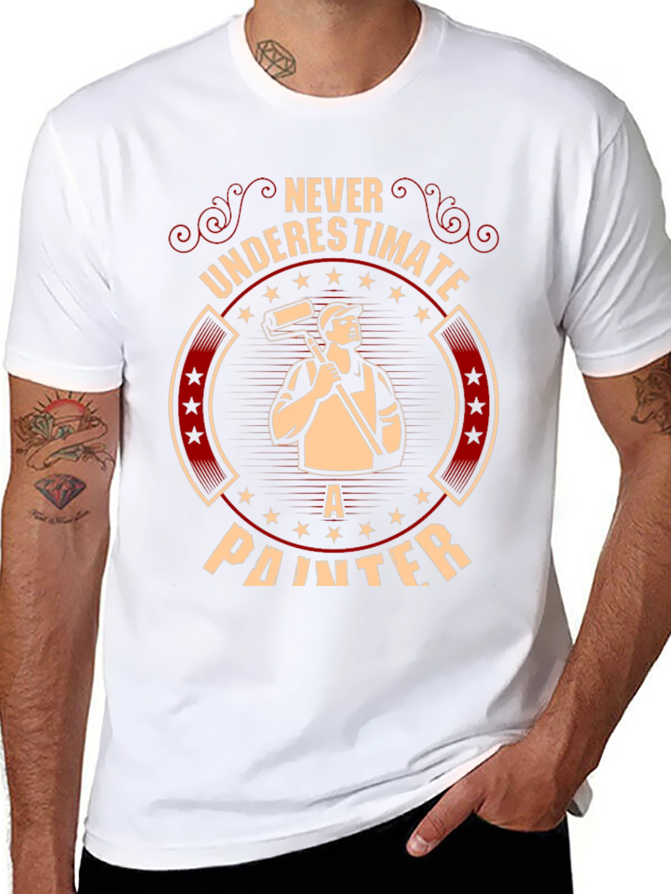 Never Underestimate a Painter T-Shirt
