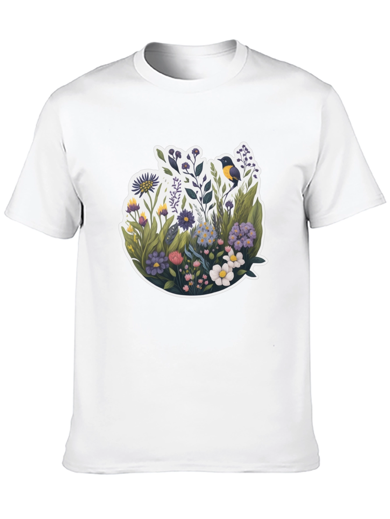 Floral Graphic T-Shirt - Nature Inspired Design