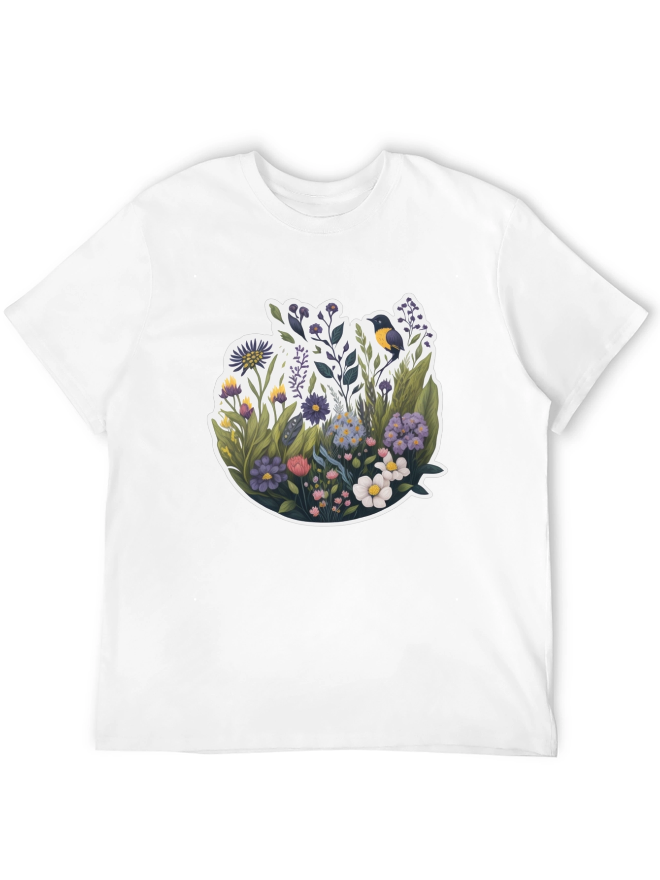 Floral Graphic T-Shirt - Nature Inspired Design