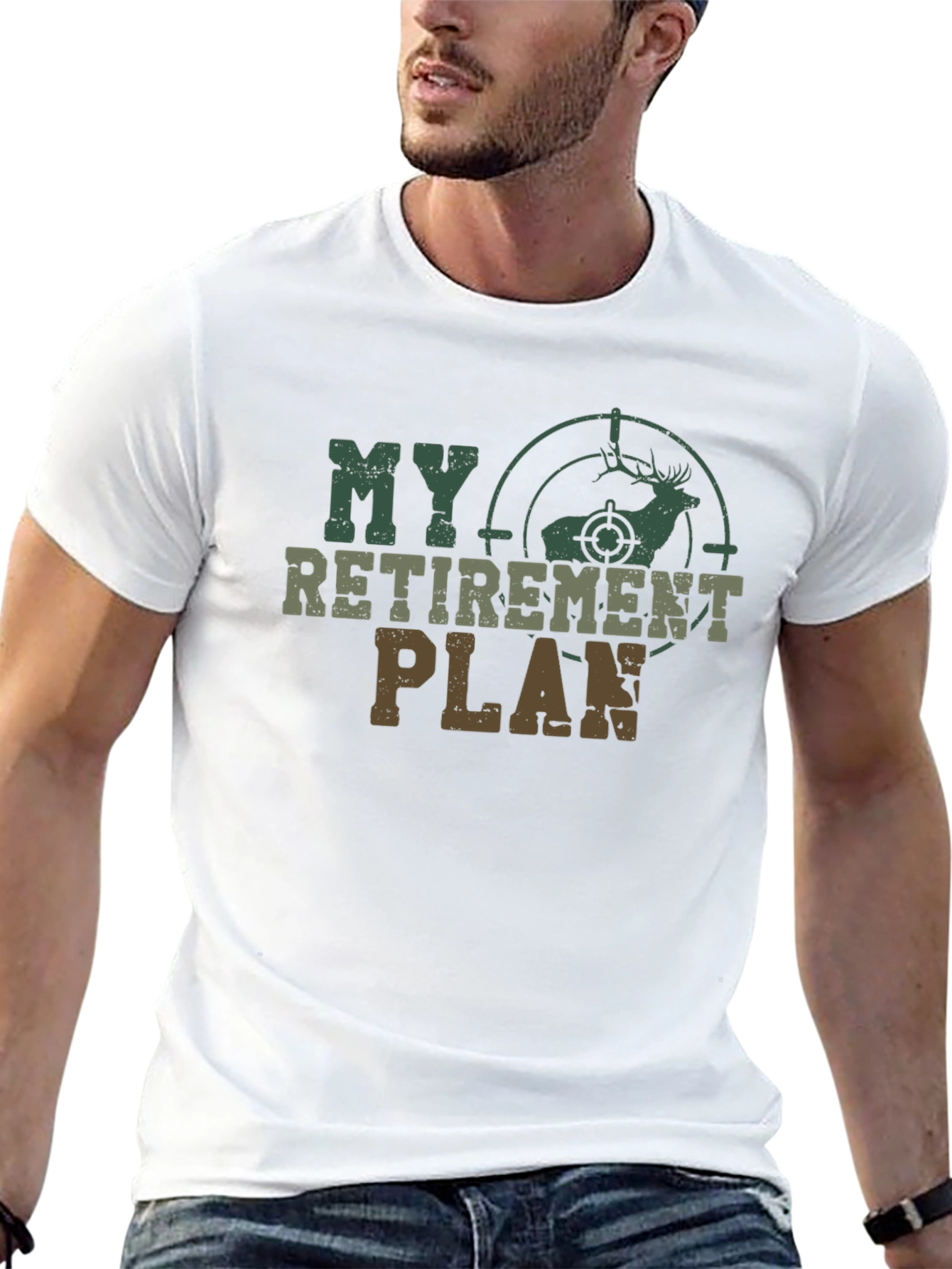 My Retirement Plan Deer Hunting Graphic T-Shirt
