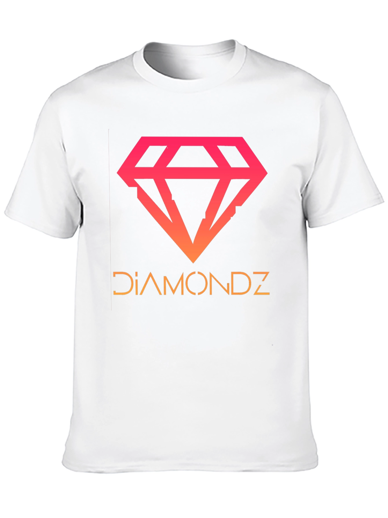 Diamondz Graphic Tee - Gradient Design Casual Wear