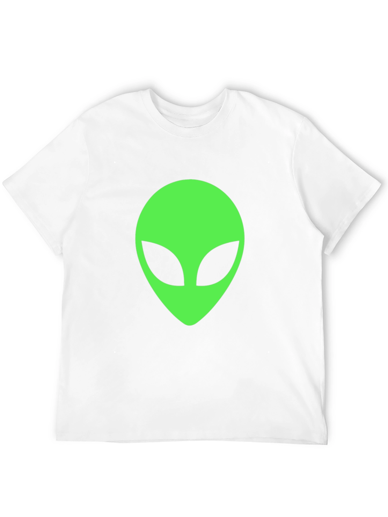 Alien Head Graphic T-Shirt - Classic Black