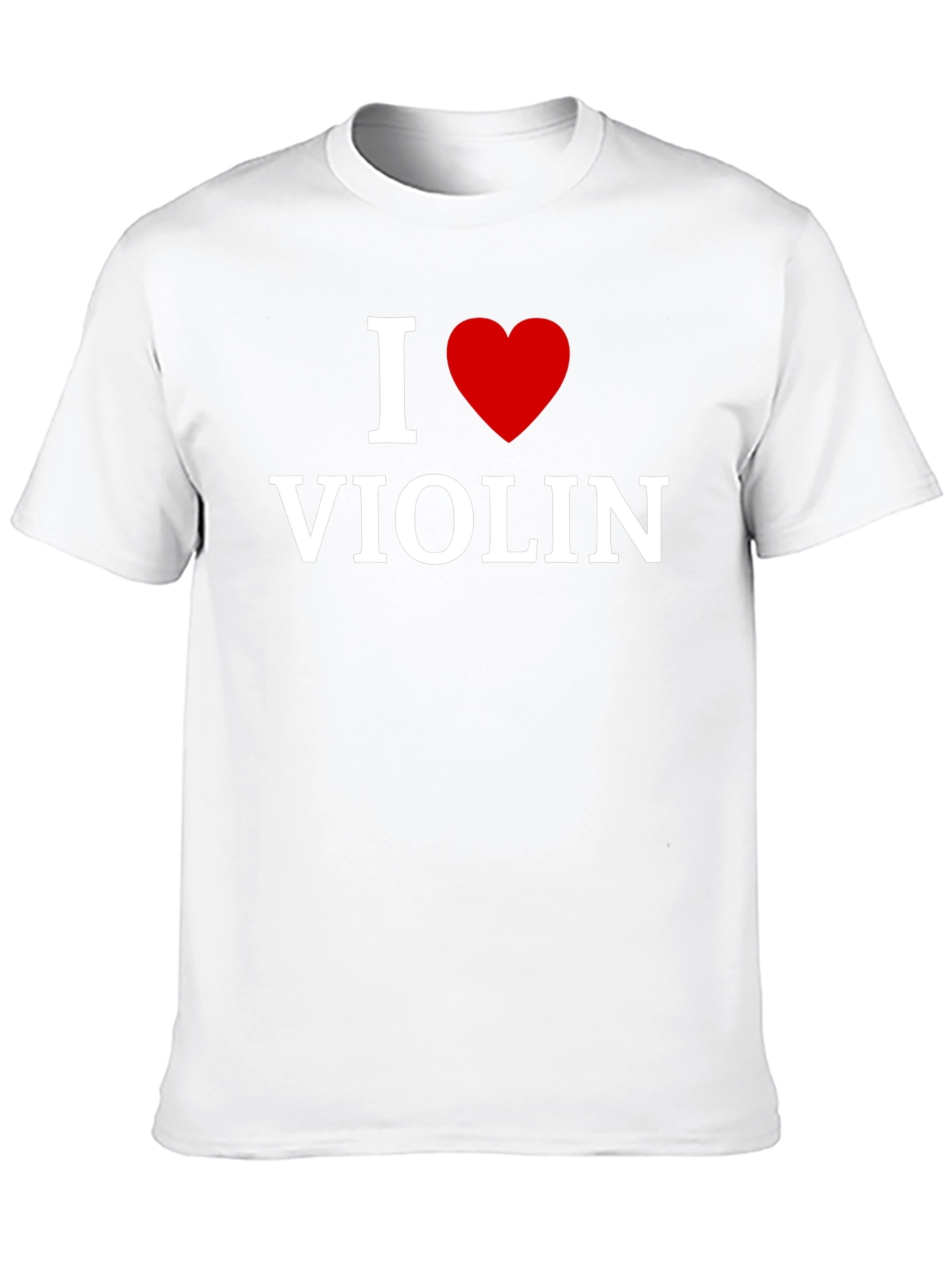I Love Violin T-Shirt - Music Lover Tee