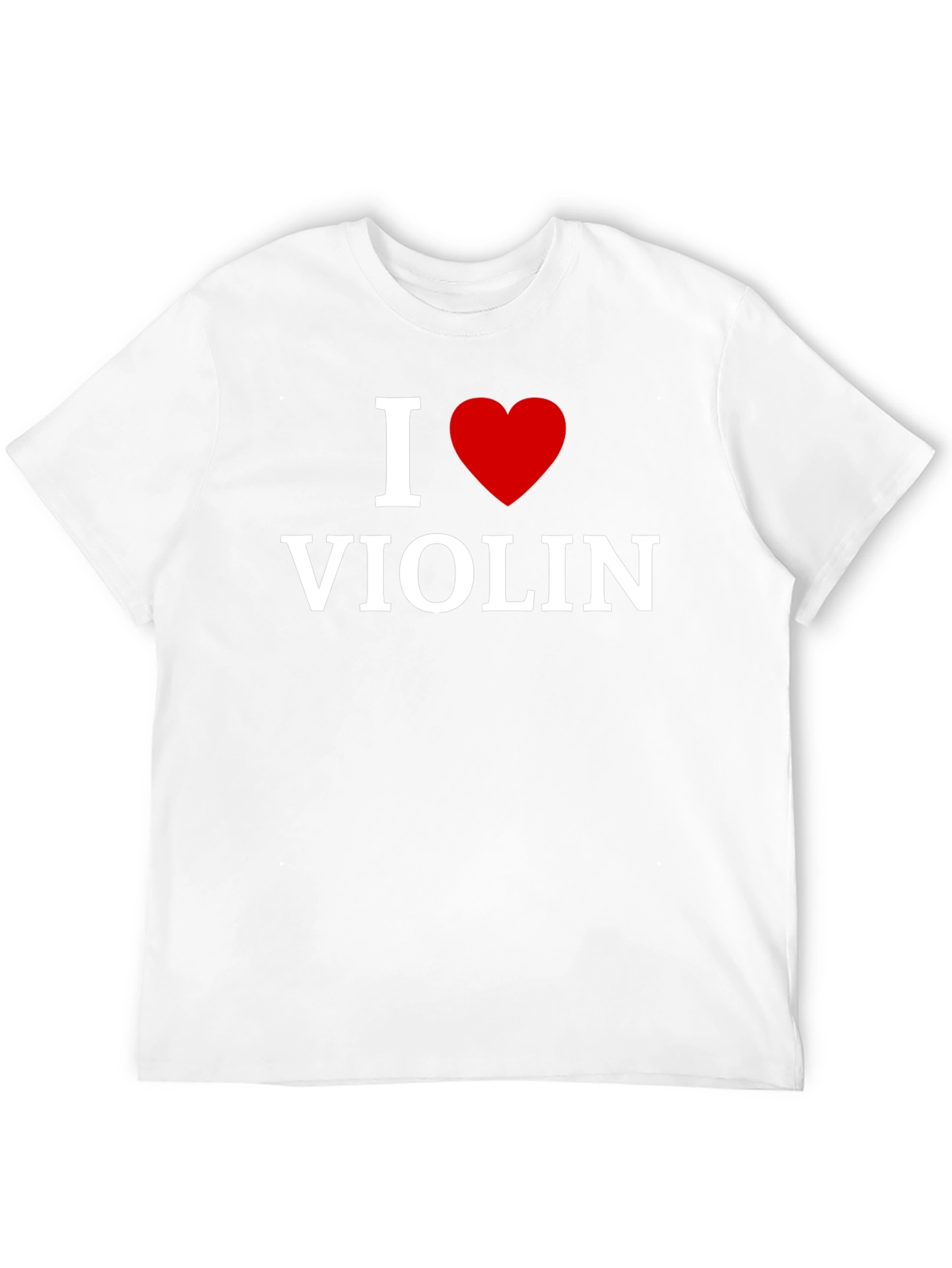 I Love Violin T-Shirt - Music Lover Tee