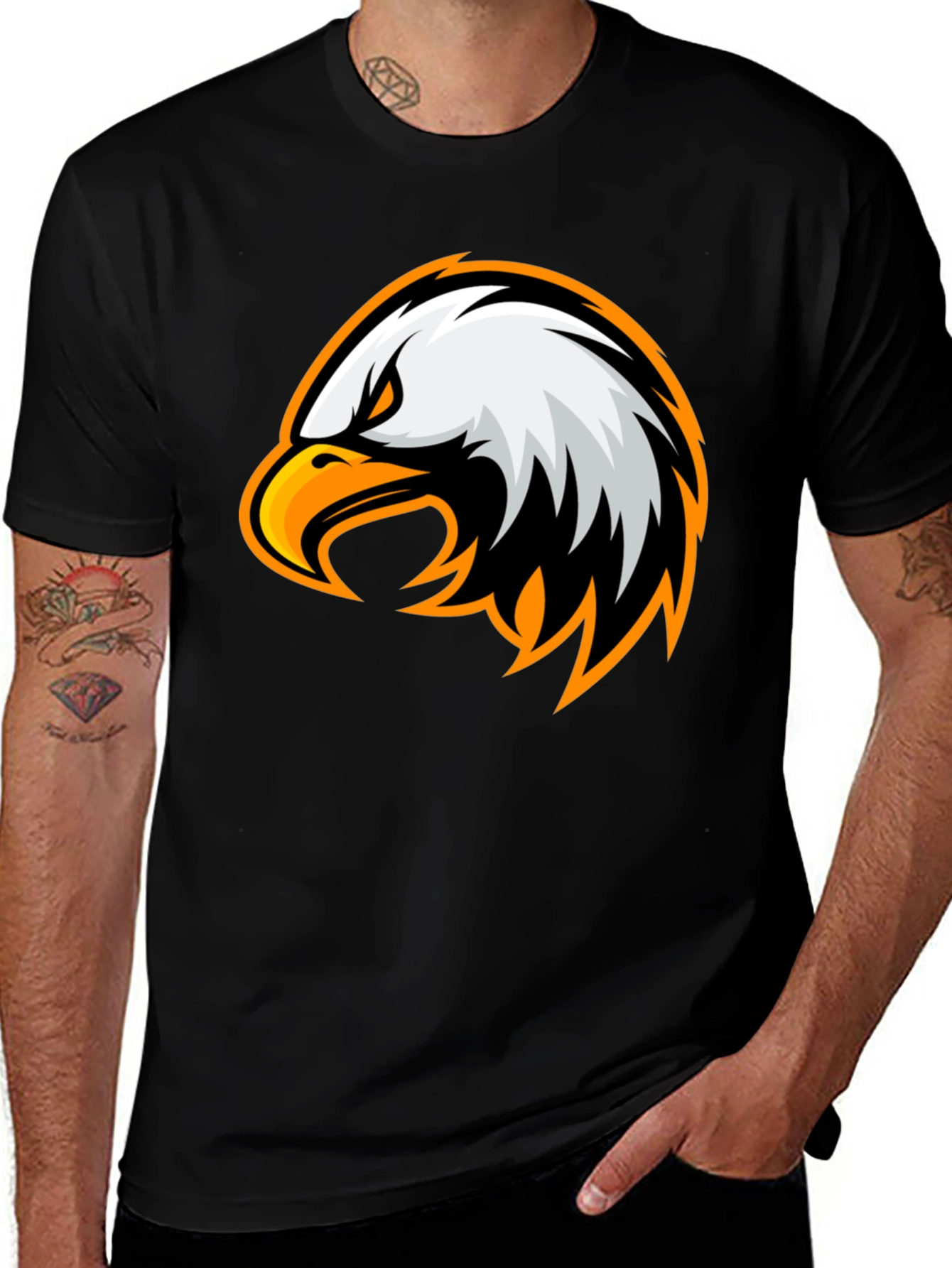 Eagle Graphic Black T-Shirt