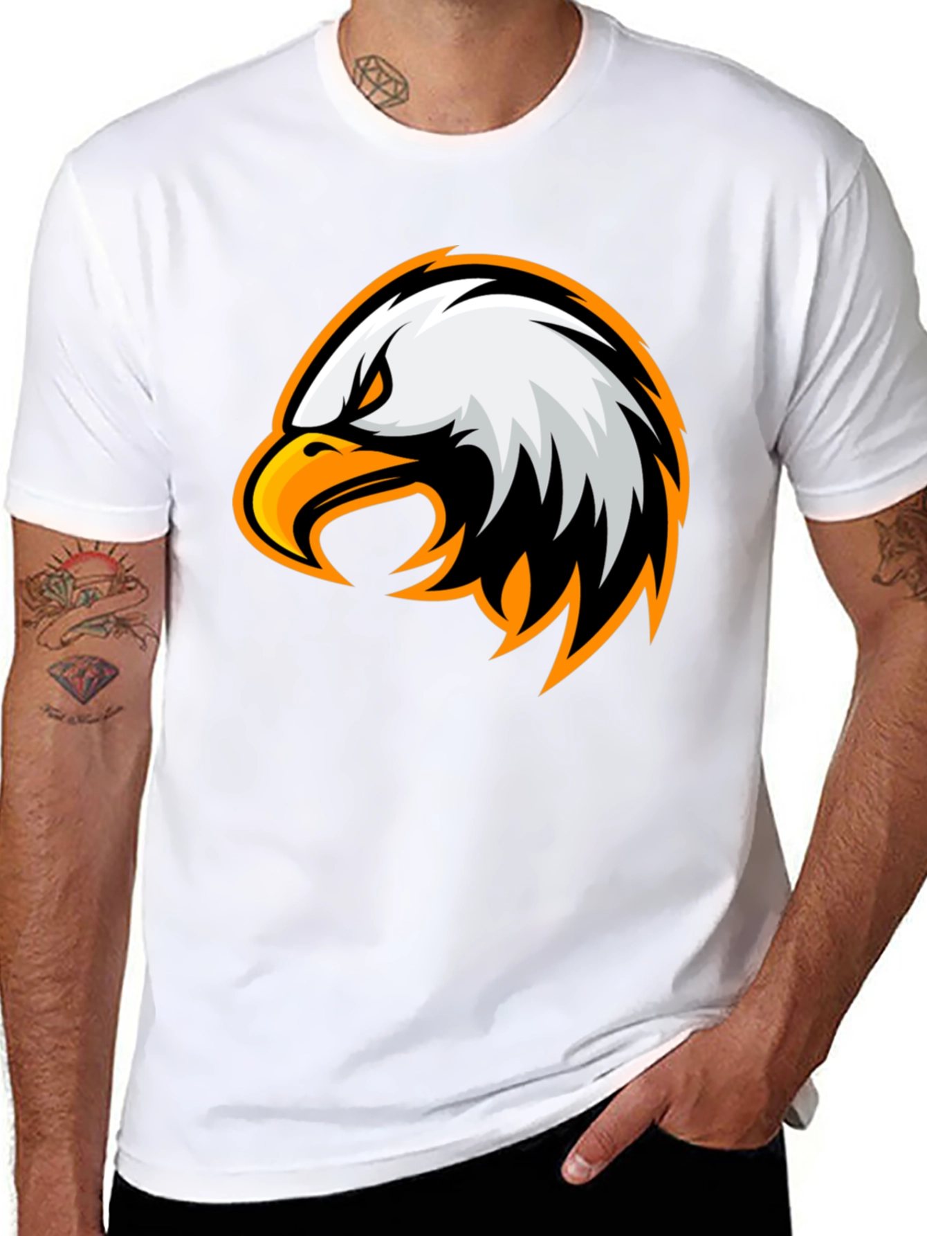 Eagle Graphic Black T-Shirt