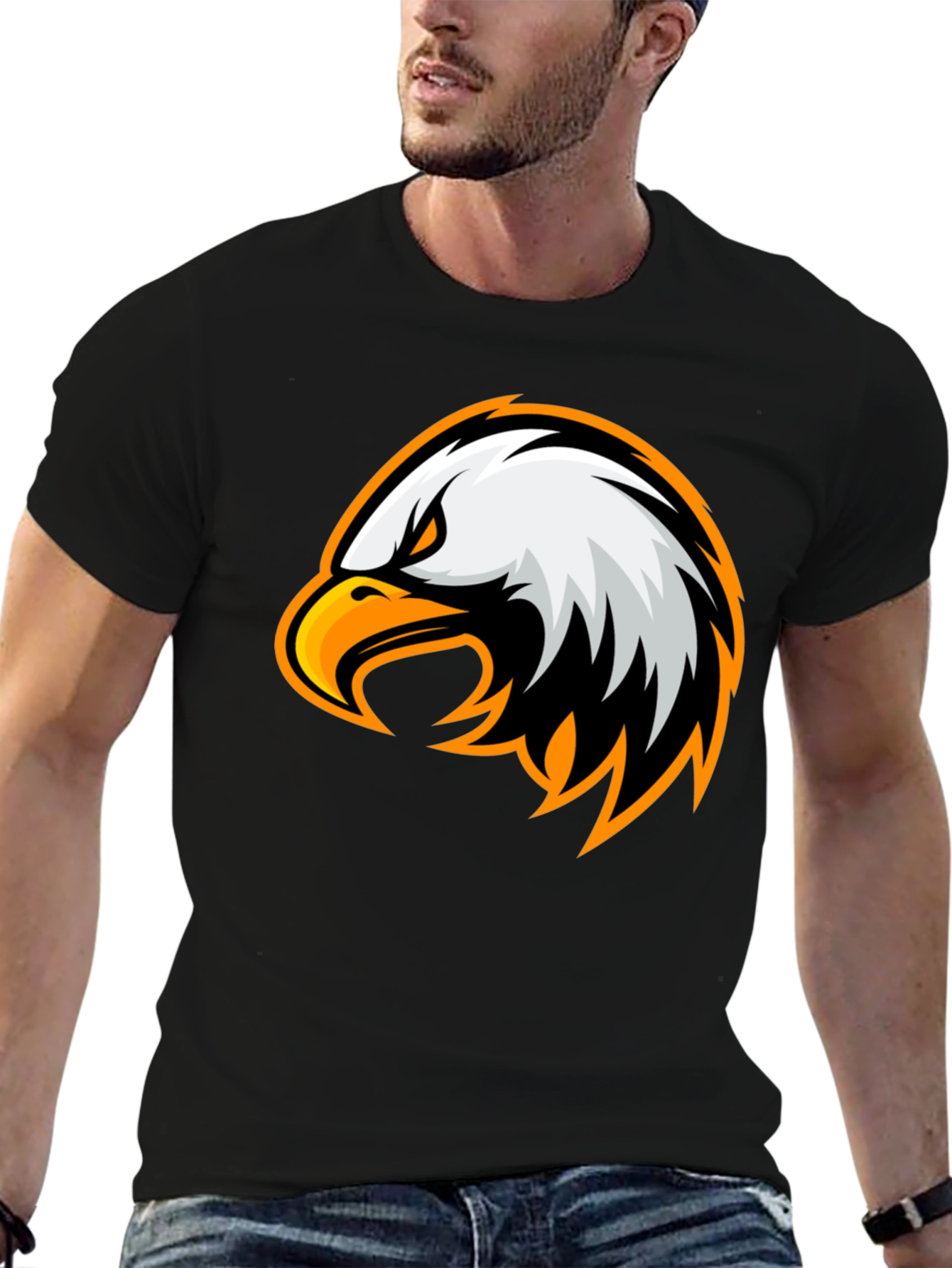 Eagle Graphic Black T-Shirt