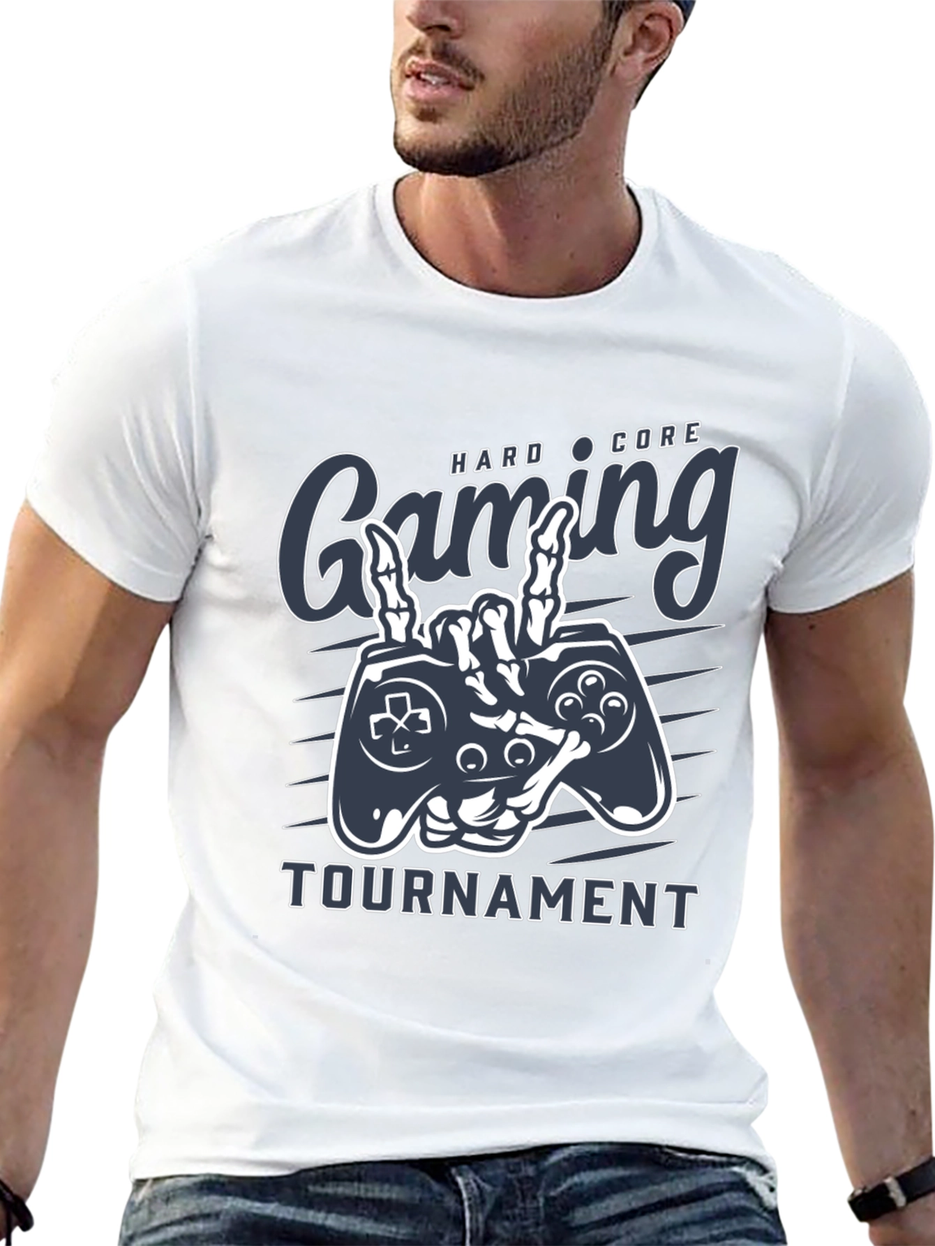 Hardcore Gaming Tournament Black T-Shirt