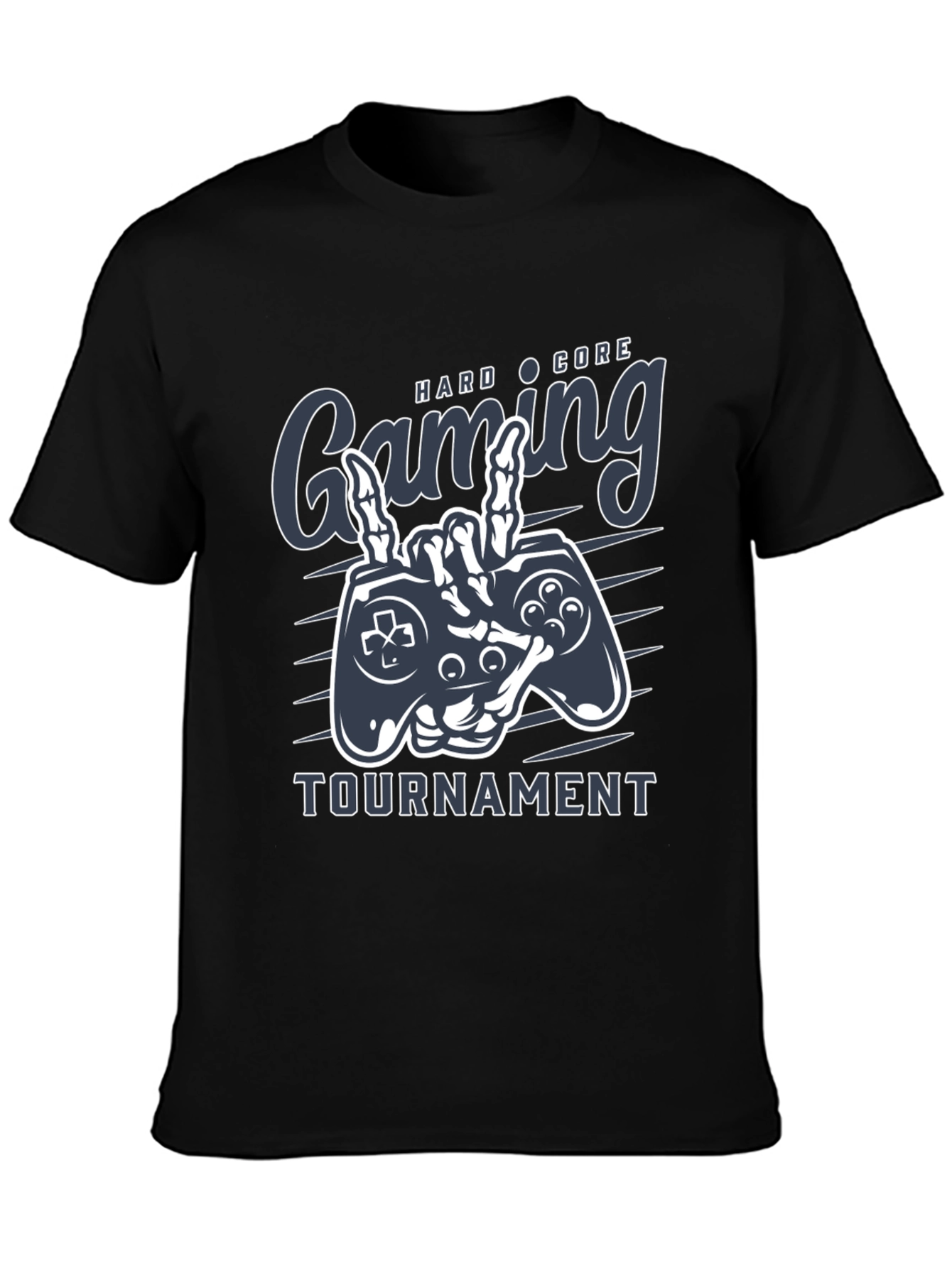 Hardcore Gaming Tournament Black T-Shirt