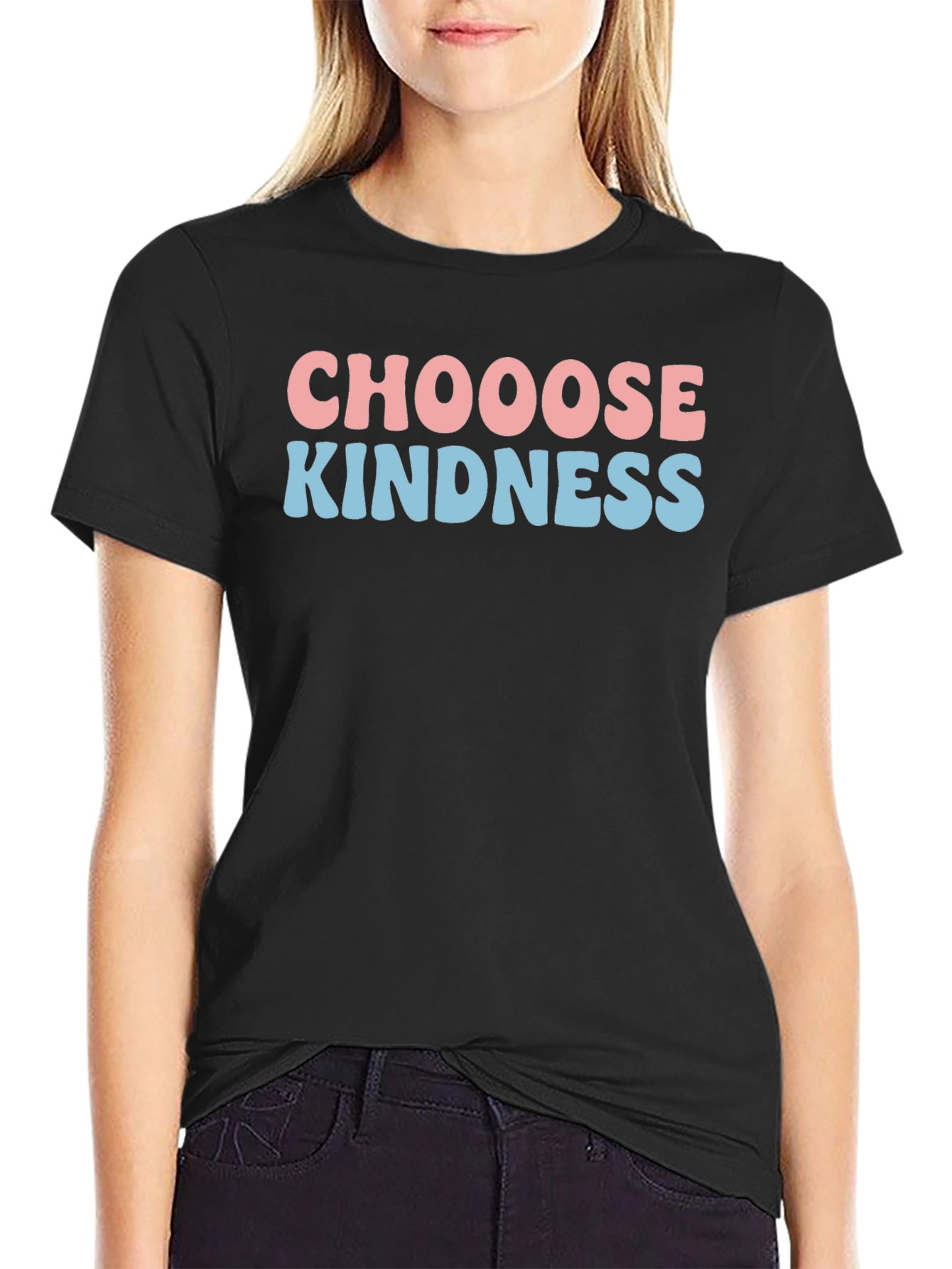 Choose Kindness T-Shirt - Black Short Sleeve
