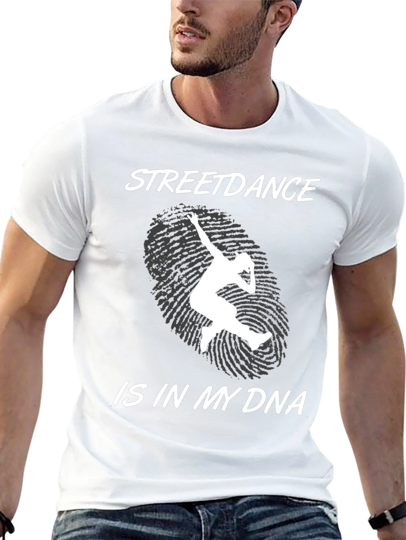 Streetdance DNA Graphic Tee - Black Cotton T-Shirt