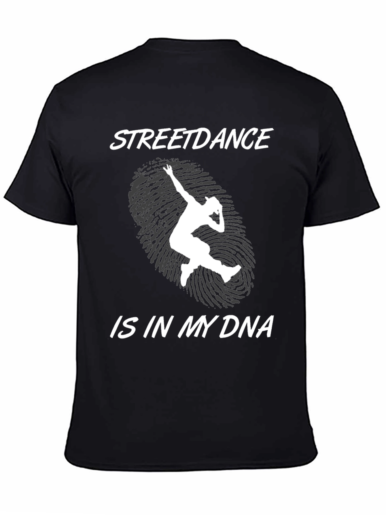 Streetdance DNA Graphic Tee - Black Cotton T-Shirt
