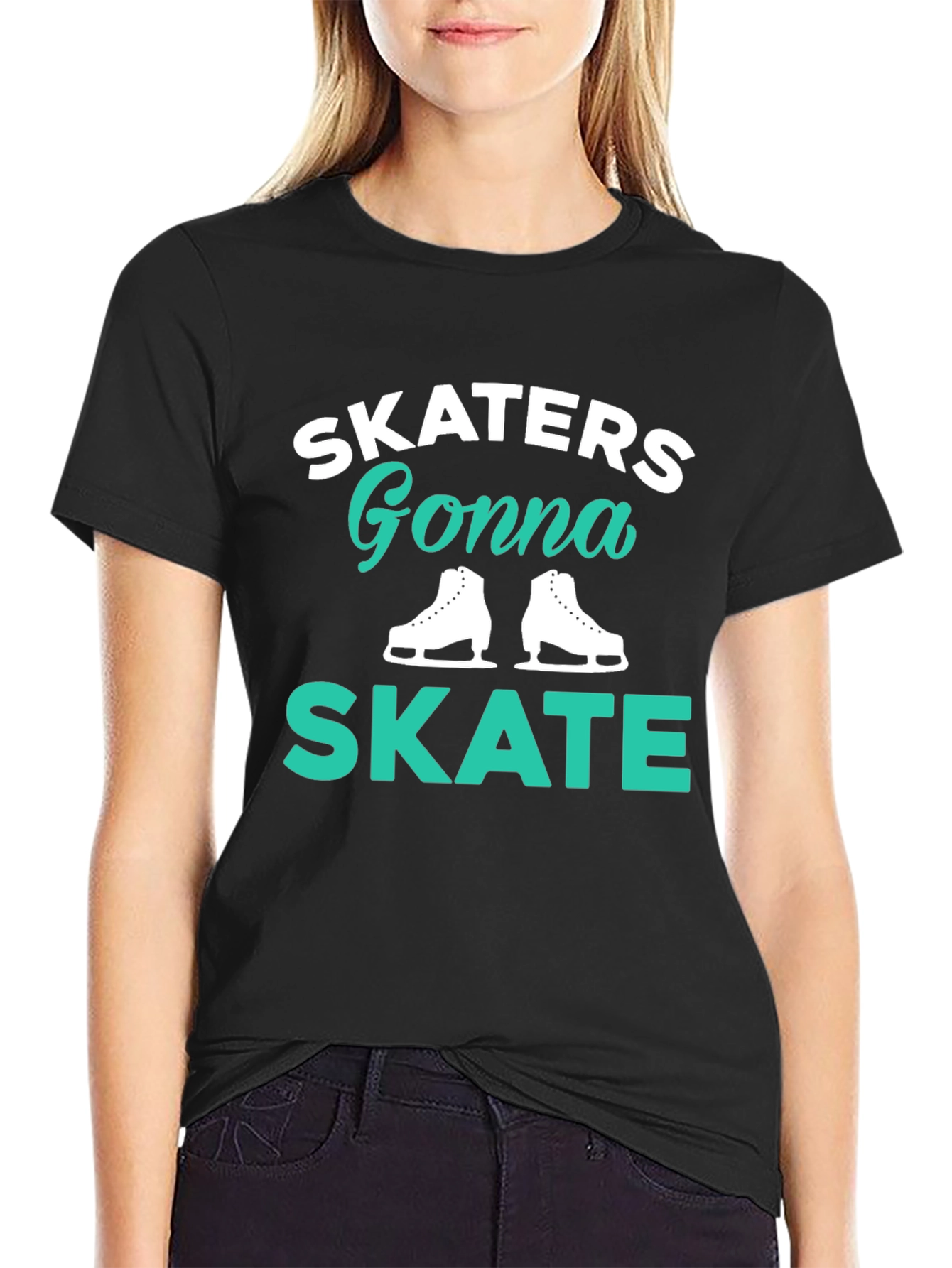 Skaters Gonna Skate Black T-Shirt