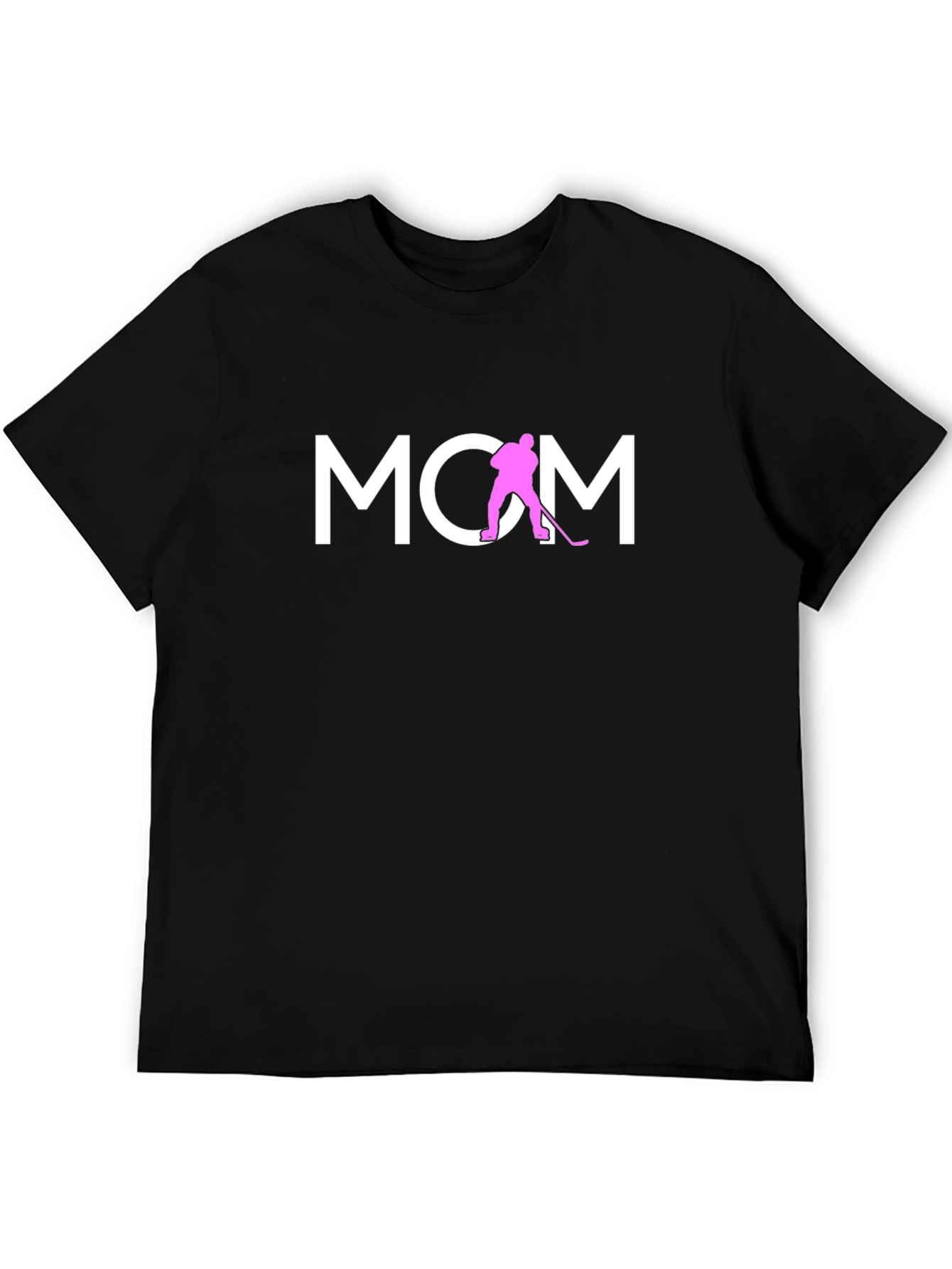 Hockey Mom Graphic Tee - Black