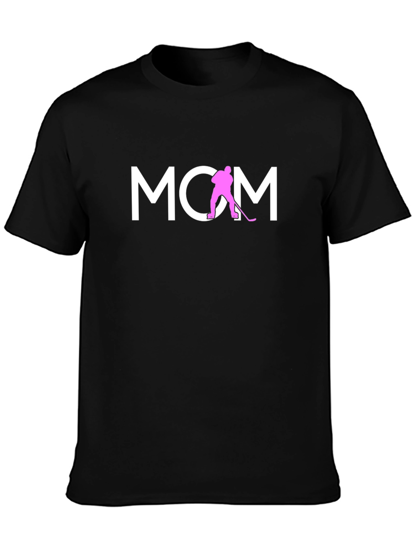 Hockey Mom Graphic Tee - Black