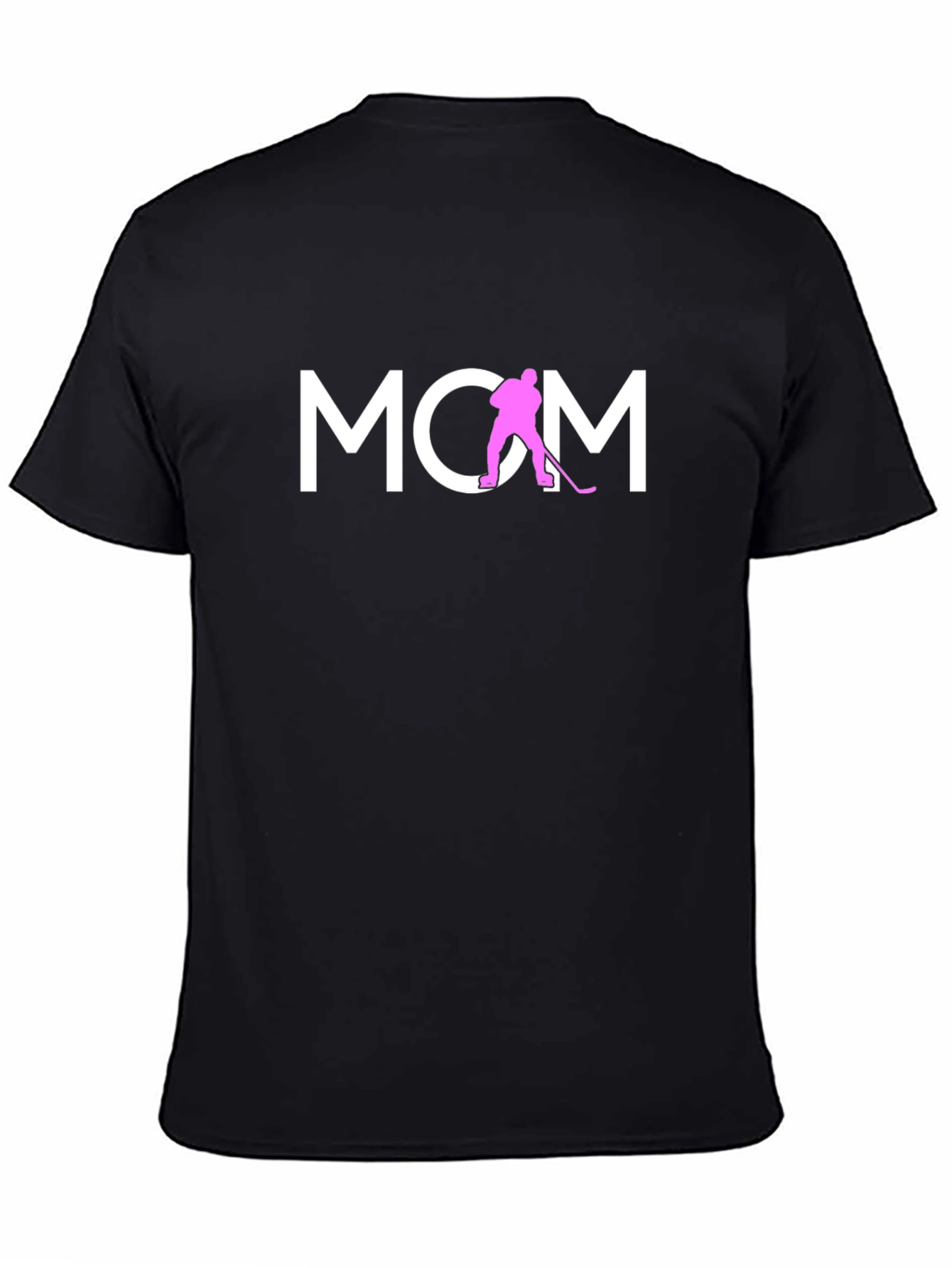 Hockey Mom Graphic Tee - Black
