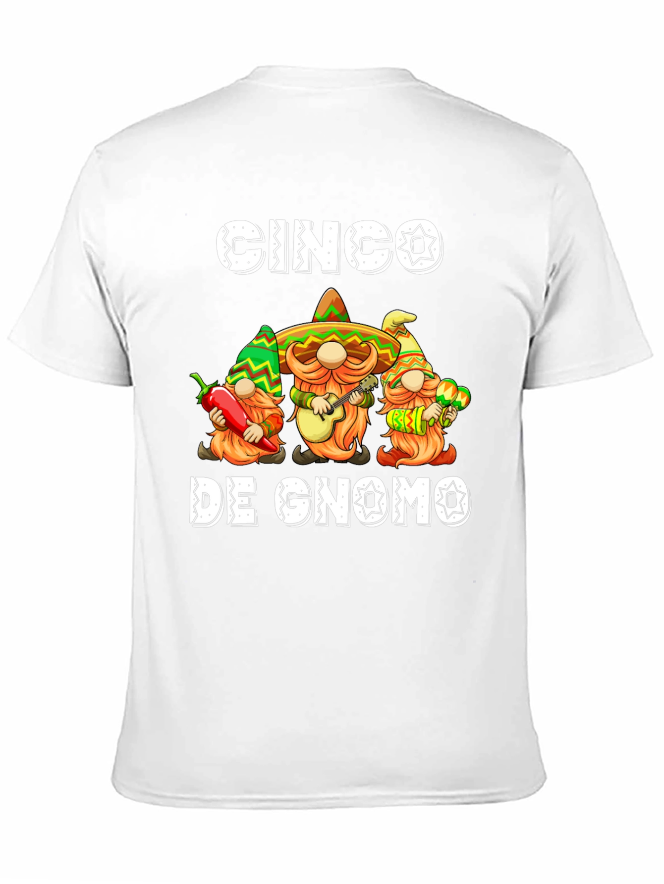 Cinco De Gnomo T-Shirt - Festive Gnomes!
