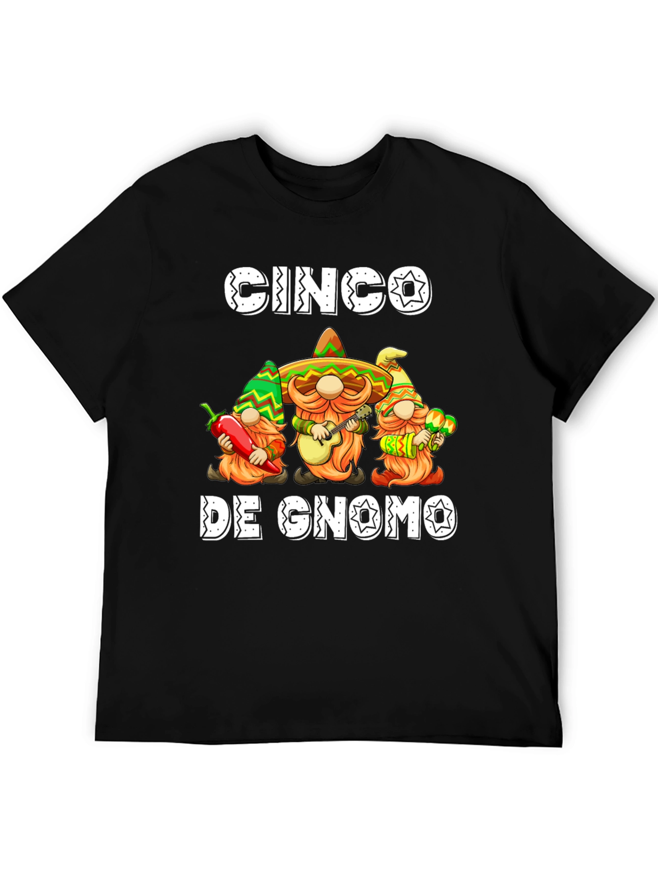 Cinco De Gnomo T-Shirt - Festive Gnomes!