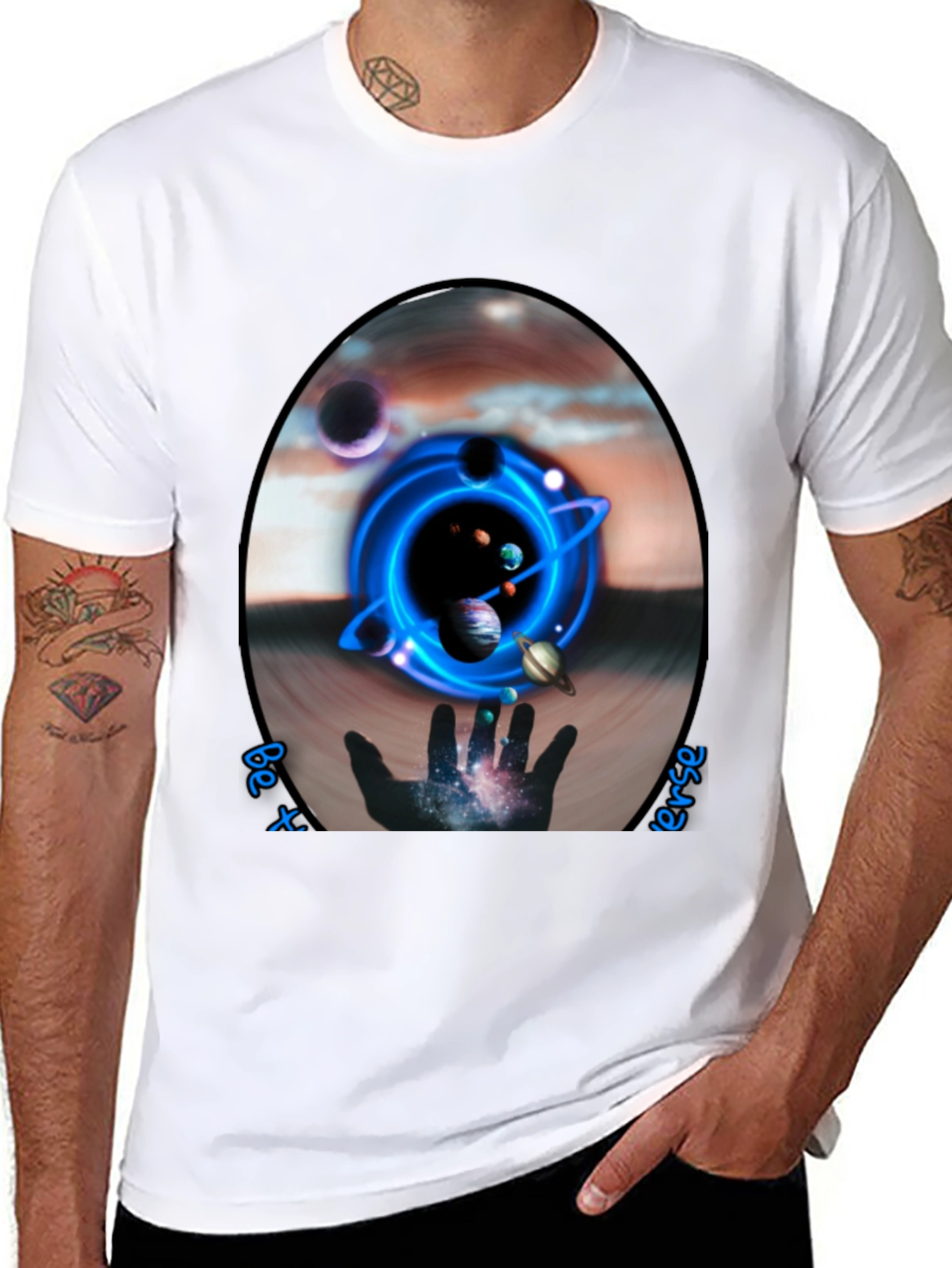 Cosmic Universe T-Shirt - Galaxy Design