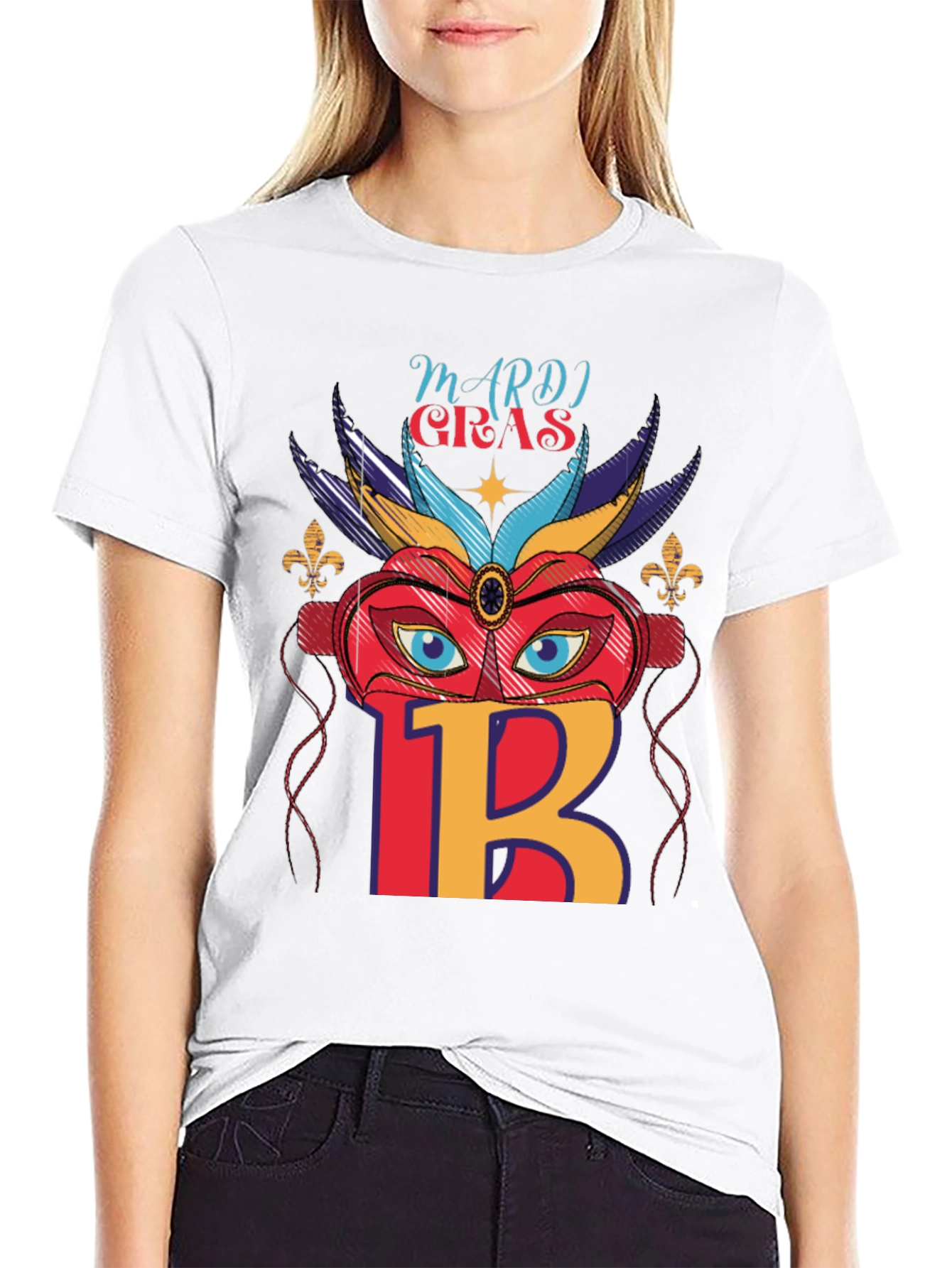 Mardi Gras Mask T-Shirt