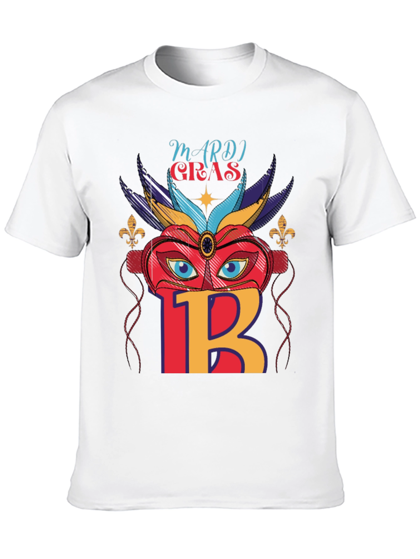 Mardi Gras Mask T-Shirt