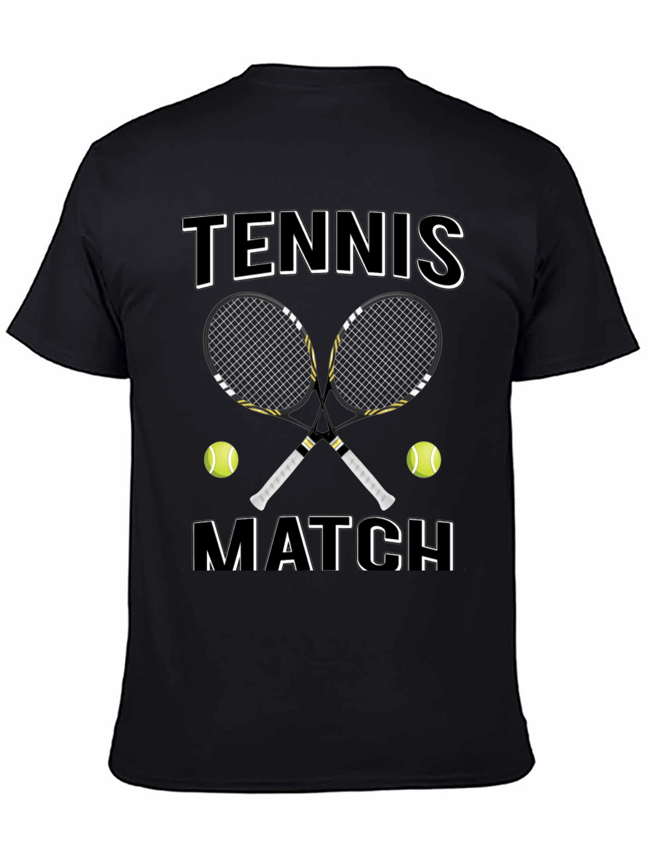 Tennis Match Graphic T-Shirt