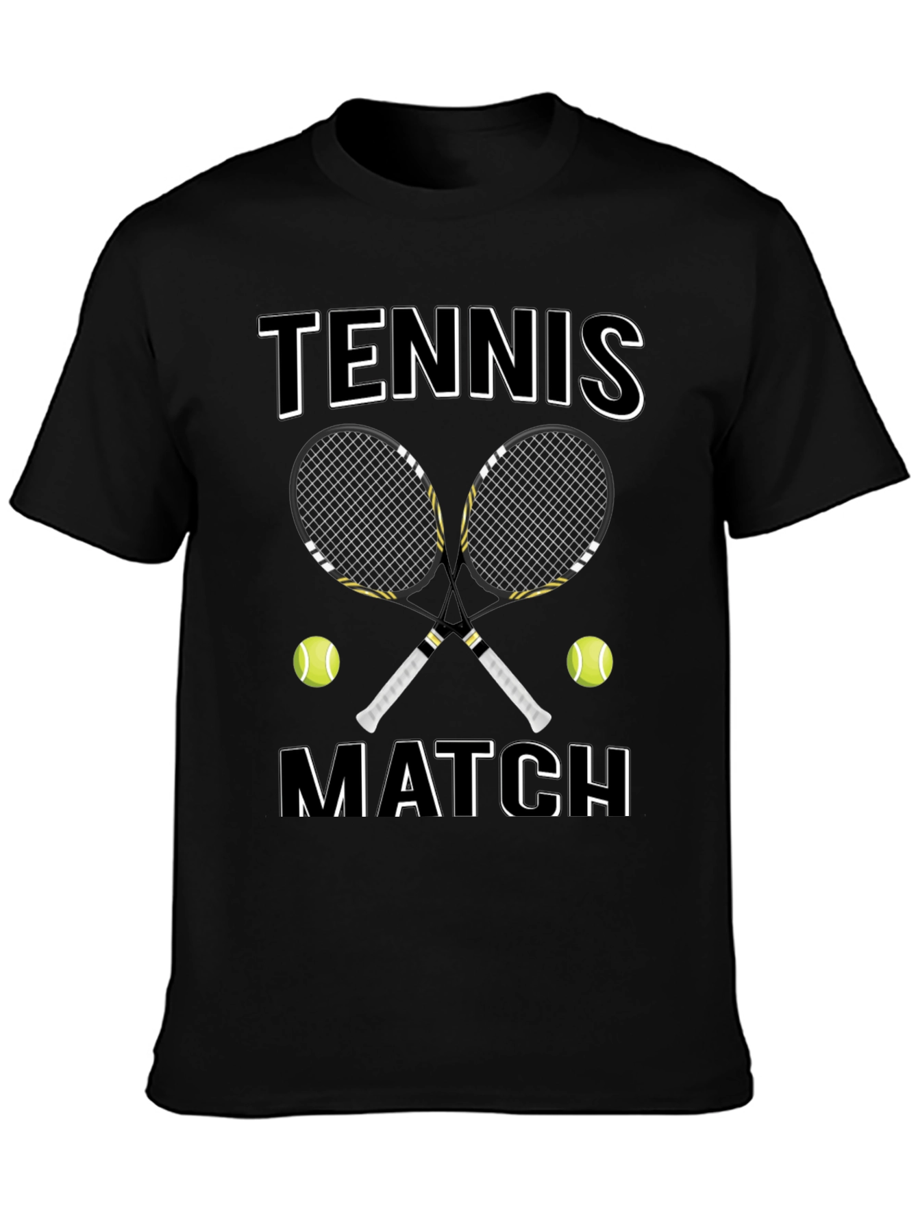 Tennis Match Graphic T-Shirt