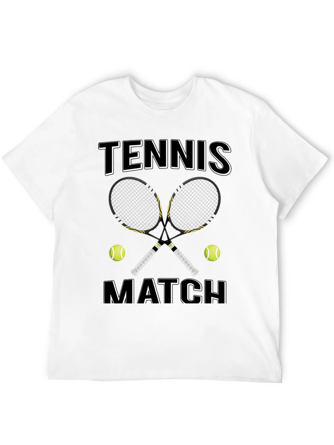 Tennis Match Graphic T-Shirt