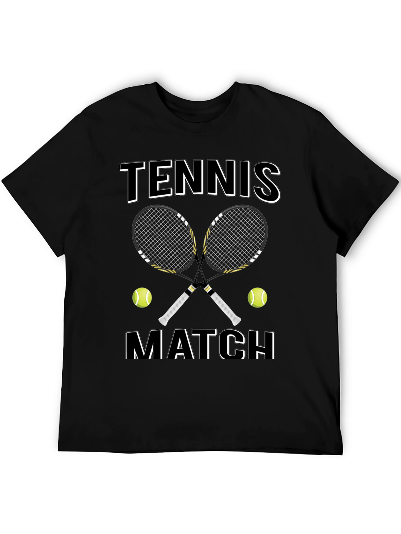 Tennis Match Graphic T-Shirt