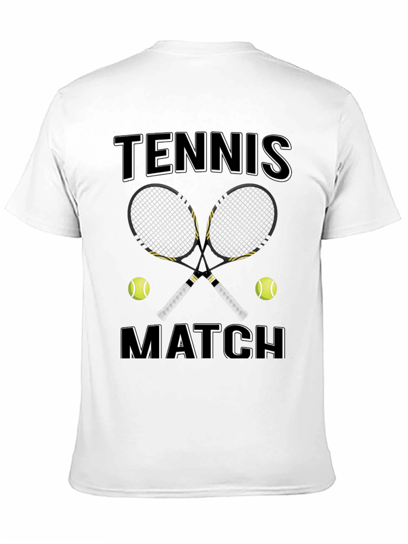 Tennis Match Graphic T-Shirt