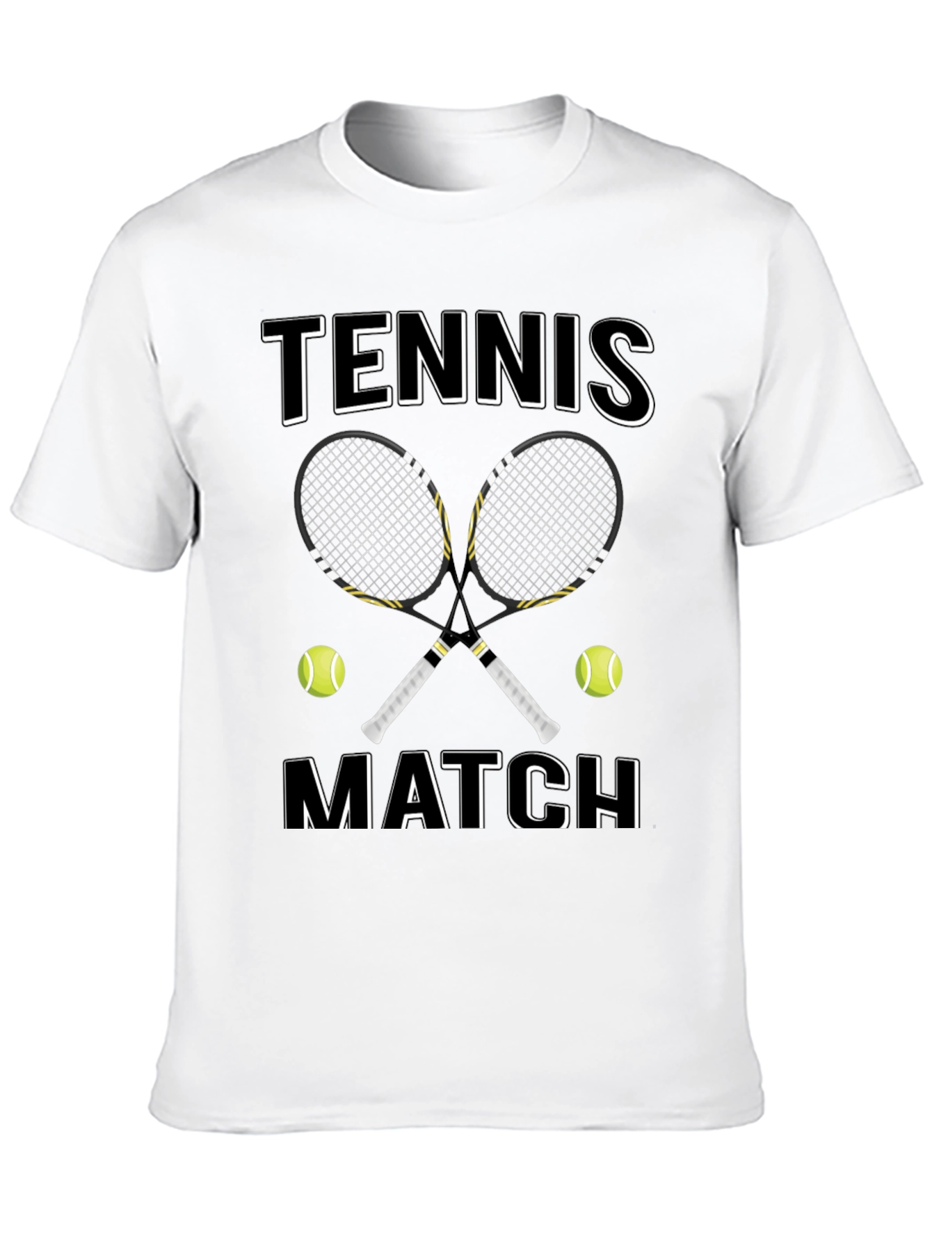 Tennis Match Graphic T-Shirt