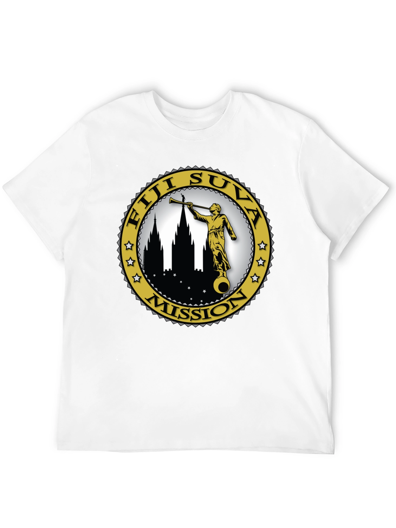 Fiji Suva Mission T-Shirt - Black Graphic Tee