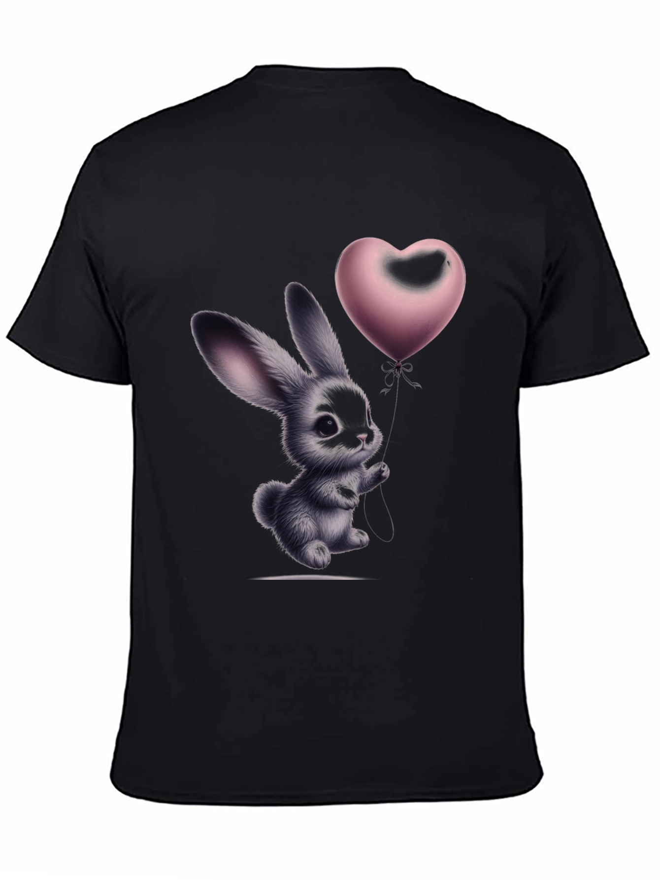 Bunny Heart Balloon Graphic T-Shirt