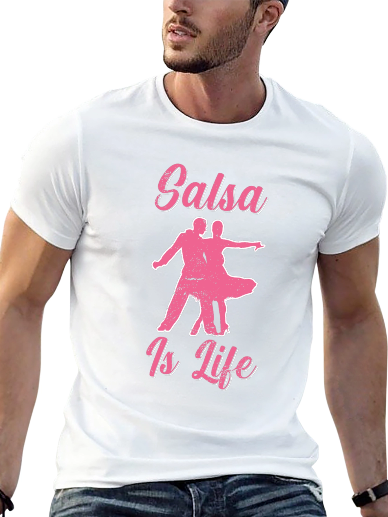 Salsa Is Life Graphic Tee - Black