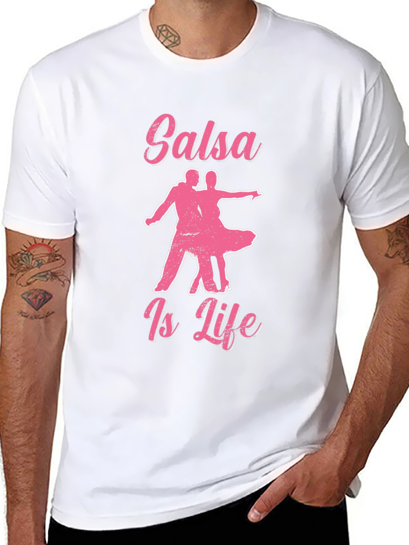 Salsa Is Life Graphic Tee - Black