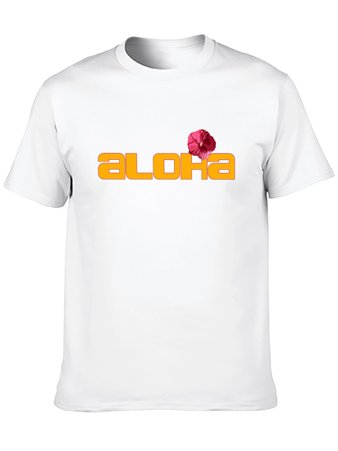 Aloha Graphic Tee - Black Casual T-Shirt