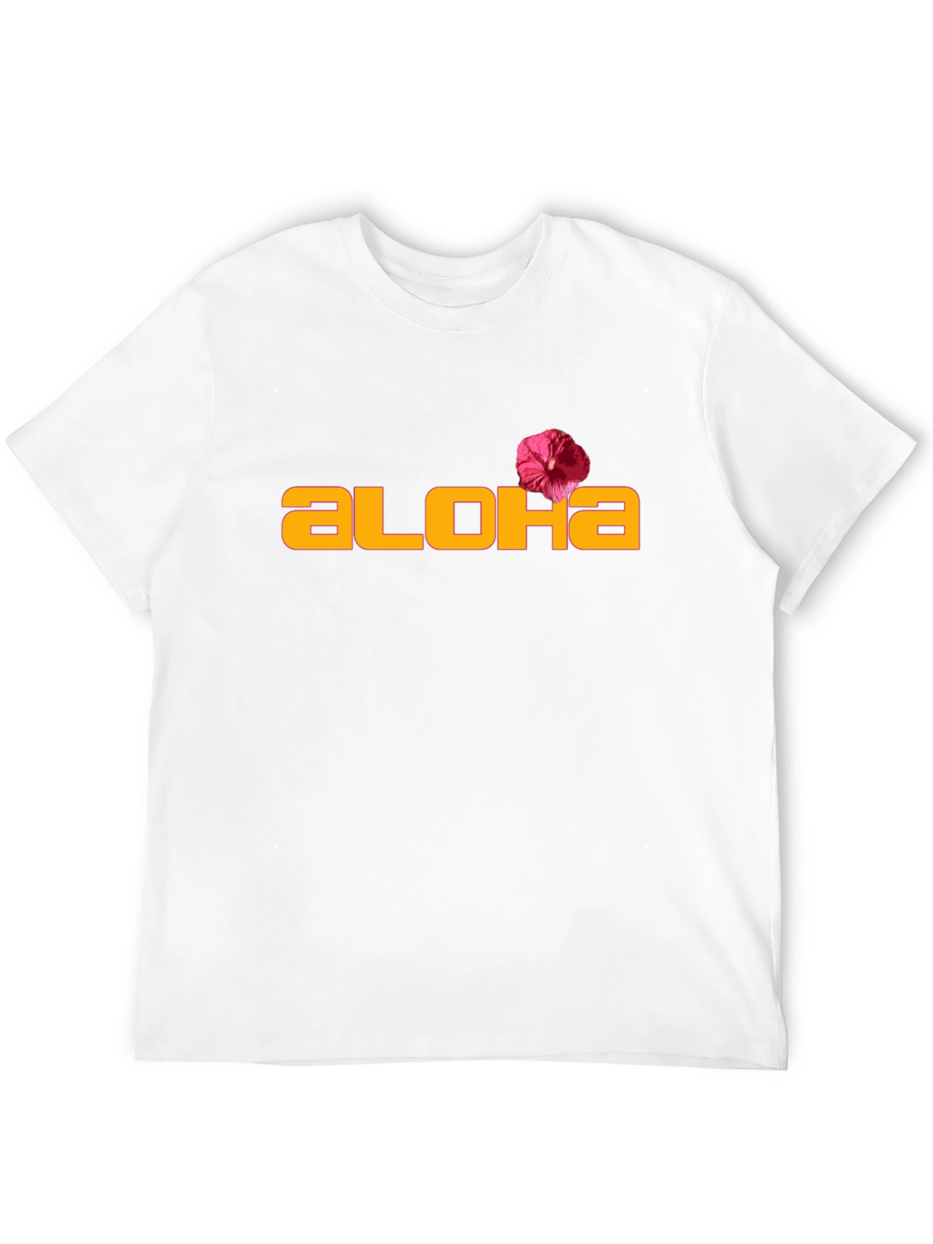 Aloha Graphic Tee - Black Casual T-Shirt