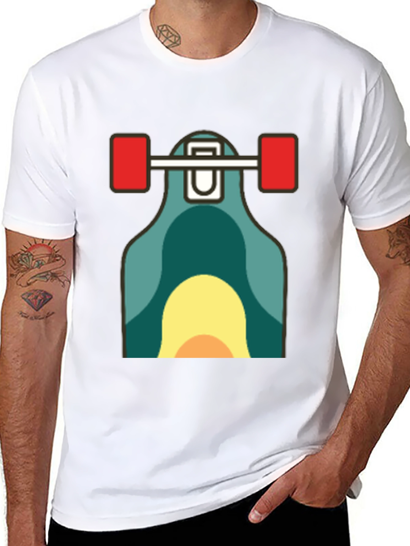 Skateboard Graphic Tee - Cool Skate Style