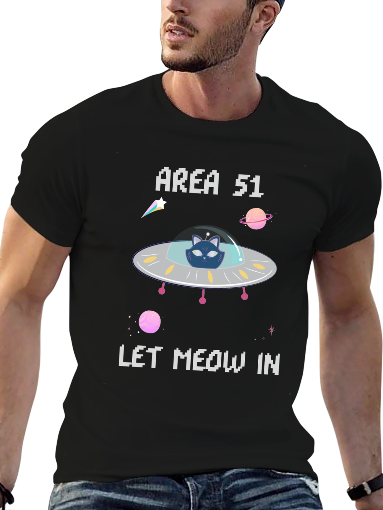 Area 51 Let Meow In T-Shirt