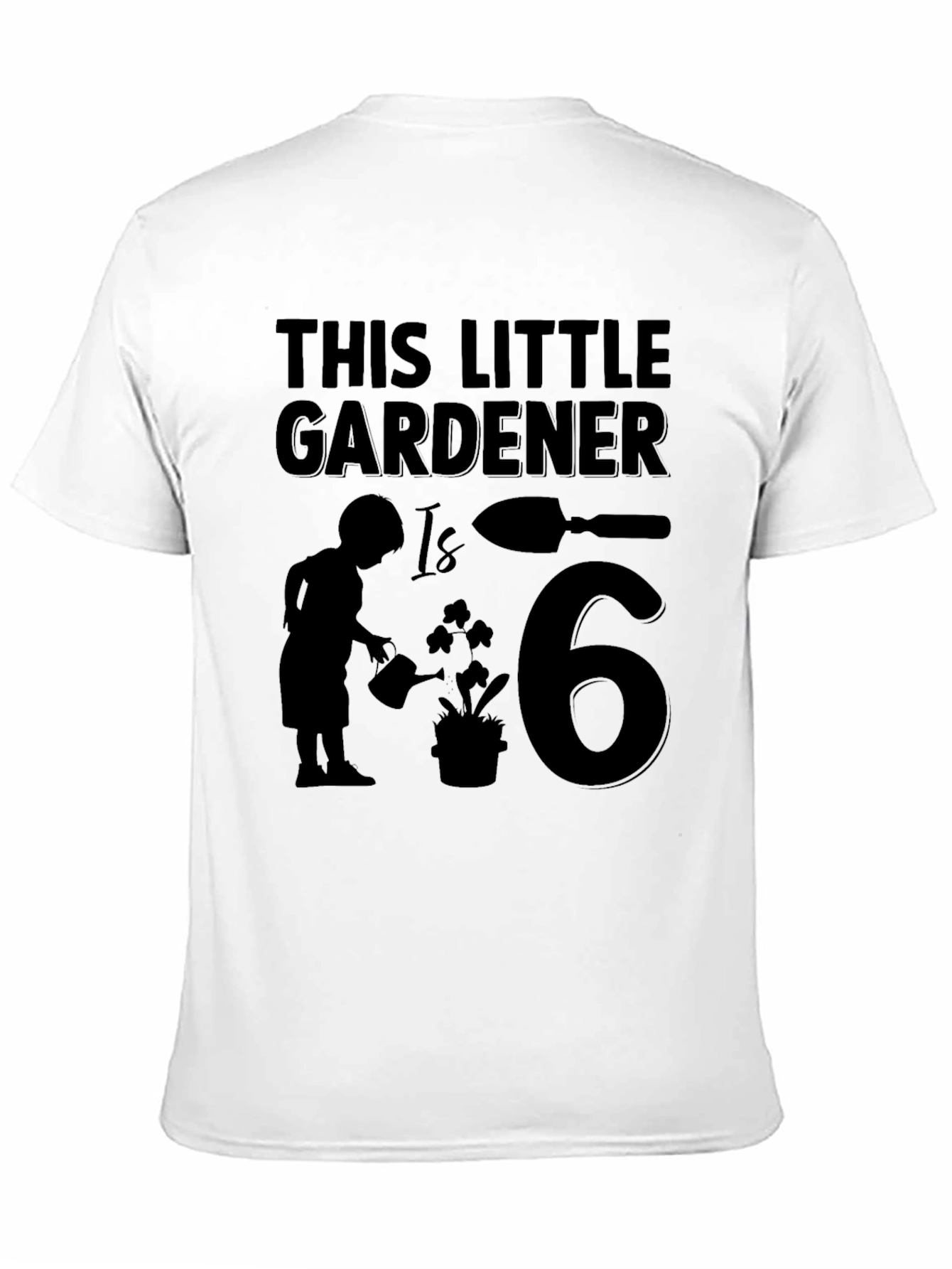 Little Gardener 6th Birthday T-Shirt
